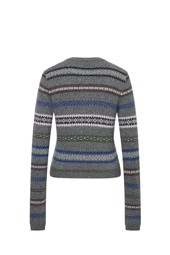 Alice Short Cardigan in Merino Wool Knit