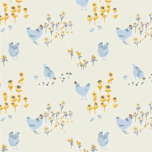 Art Gallery - Cotton Flannel - Potager - Hens and Chicks