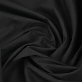 Black Stretch Gabardine Fabric  97512