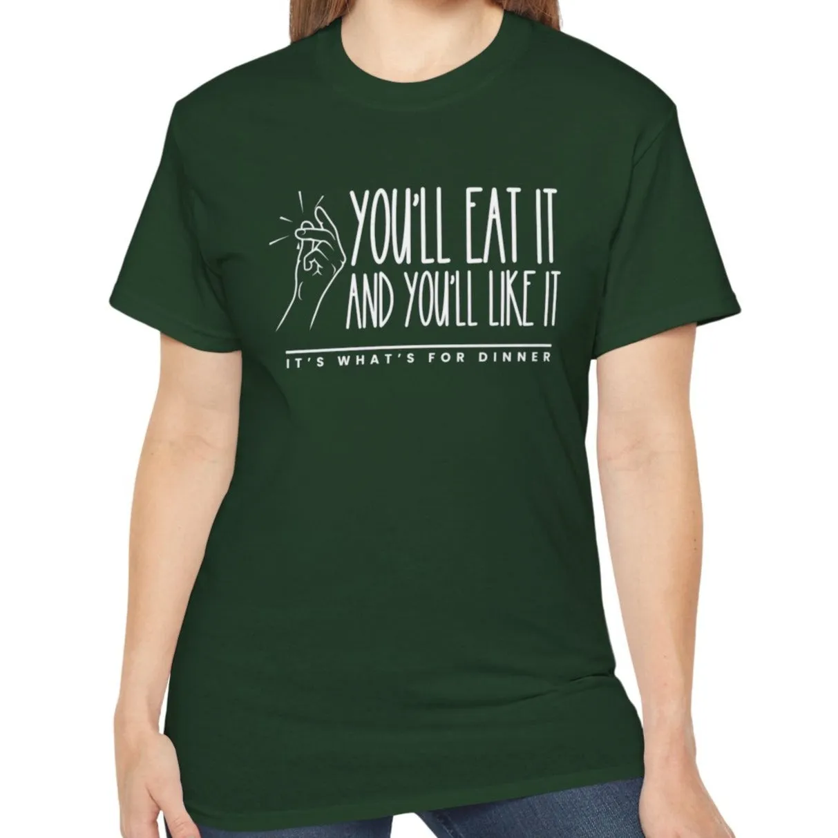 Bold Flavor, Bold Style - Ultra Cotton Tee for Women - Humorous 100% US Cotton Shirt with Classic Fit