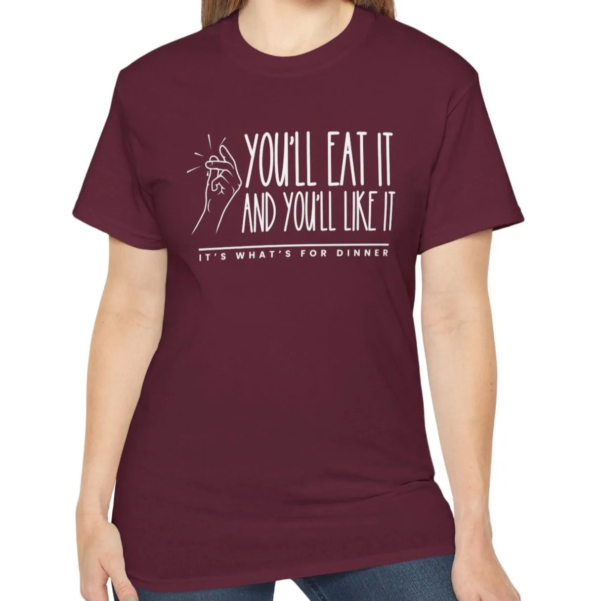 Bold Flavor, Bold Style - Ultra Cotton Tee for Women - Humorous 100% US Cotton Shirt with Classic Fit