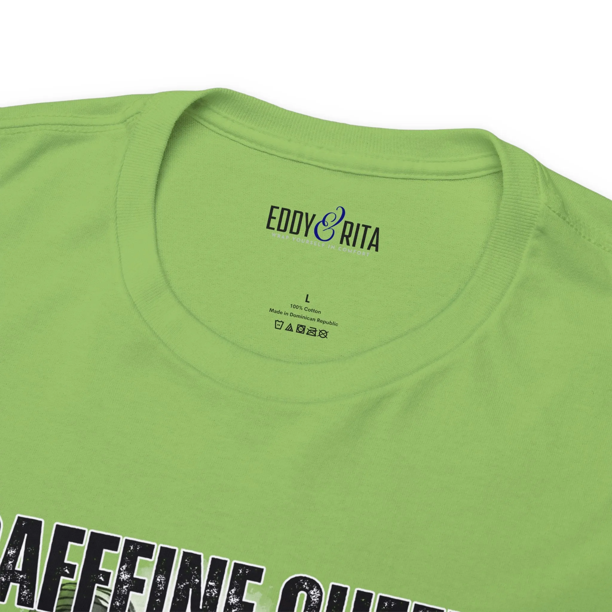 Caffeine Queen Comfort - Women's Heavy Cotton Tee for Coffee Lovers