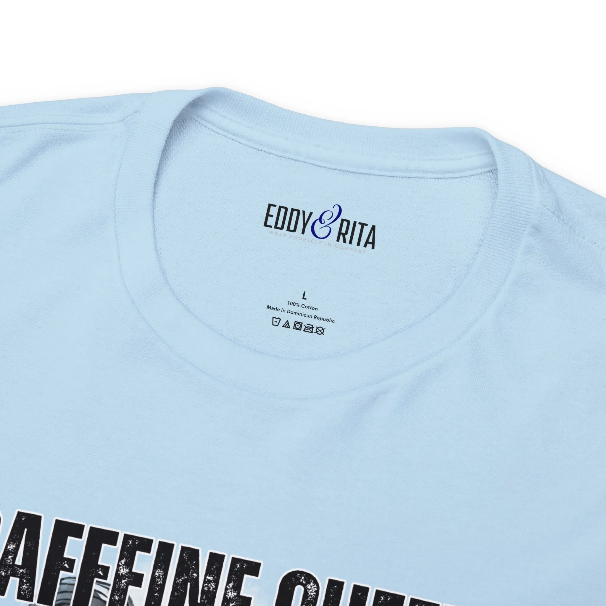 Caffeine Queen Comfort - Women's Heavy Cotton Tee for Coffee Lovers