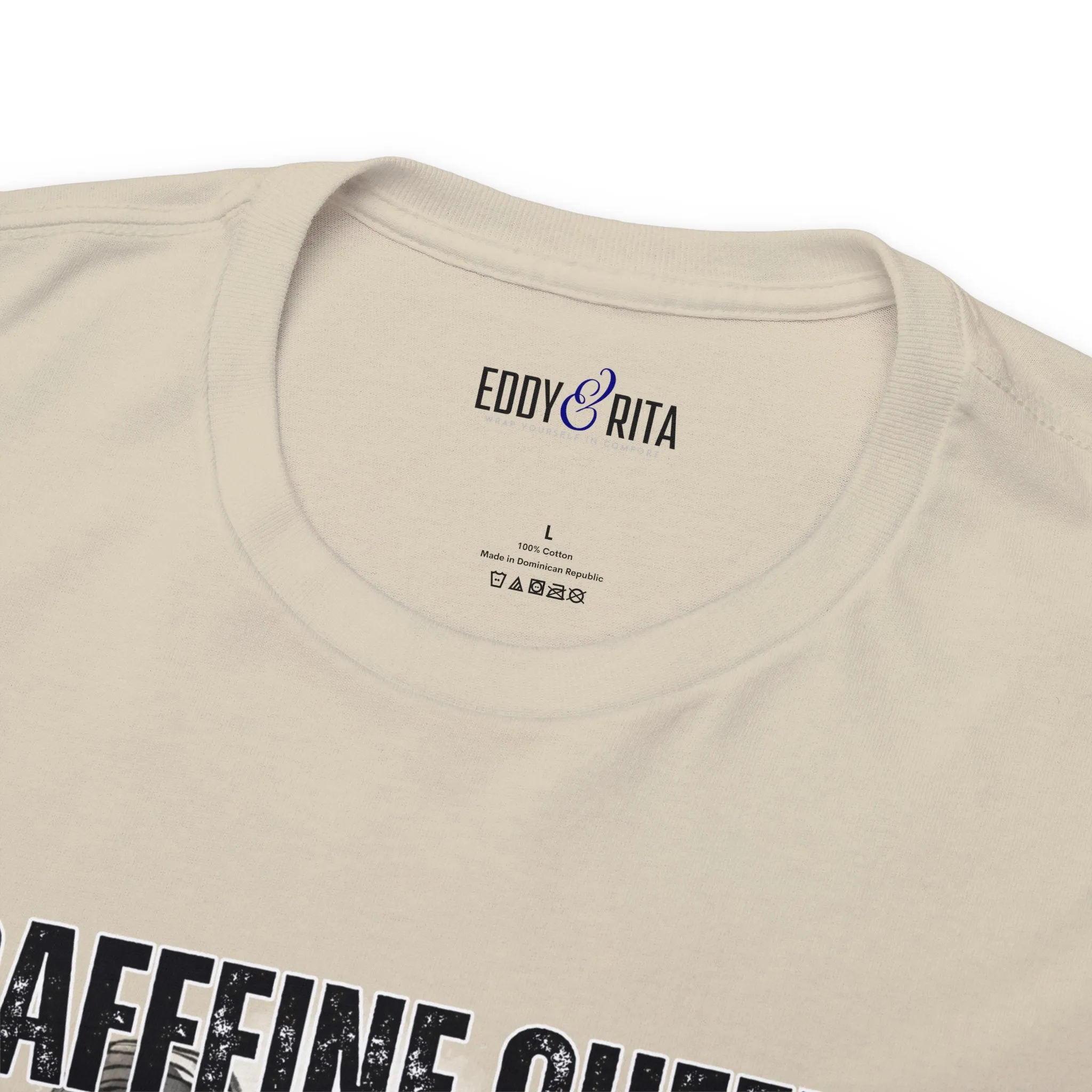 Caffeine Queen Comfort - Women's Heavy Cotton Tee for Coffee Lovers