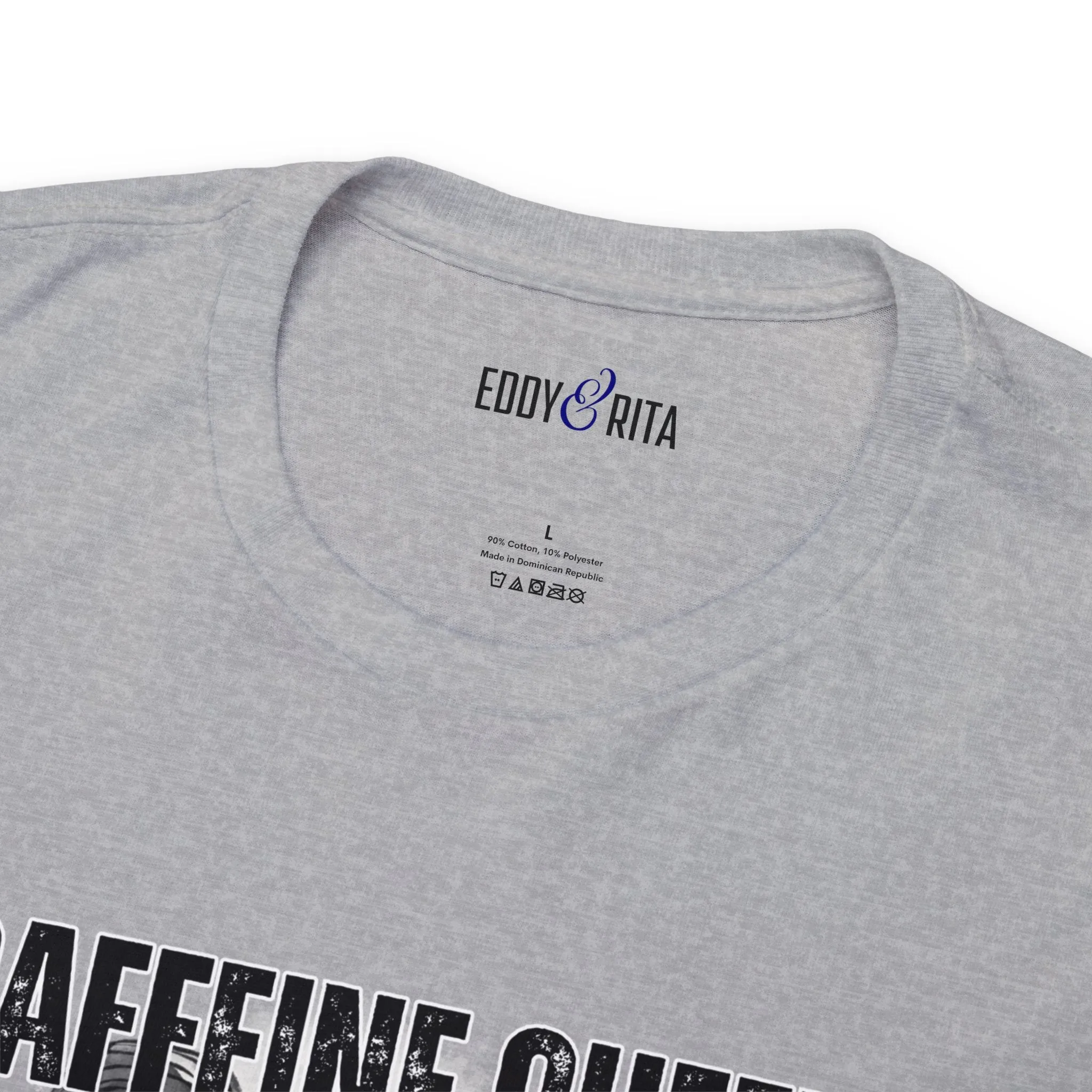 Caffeine Queen Comfort - Women's Heavy Cotton Tee for Coffee Lovers