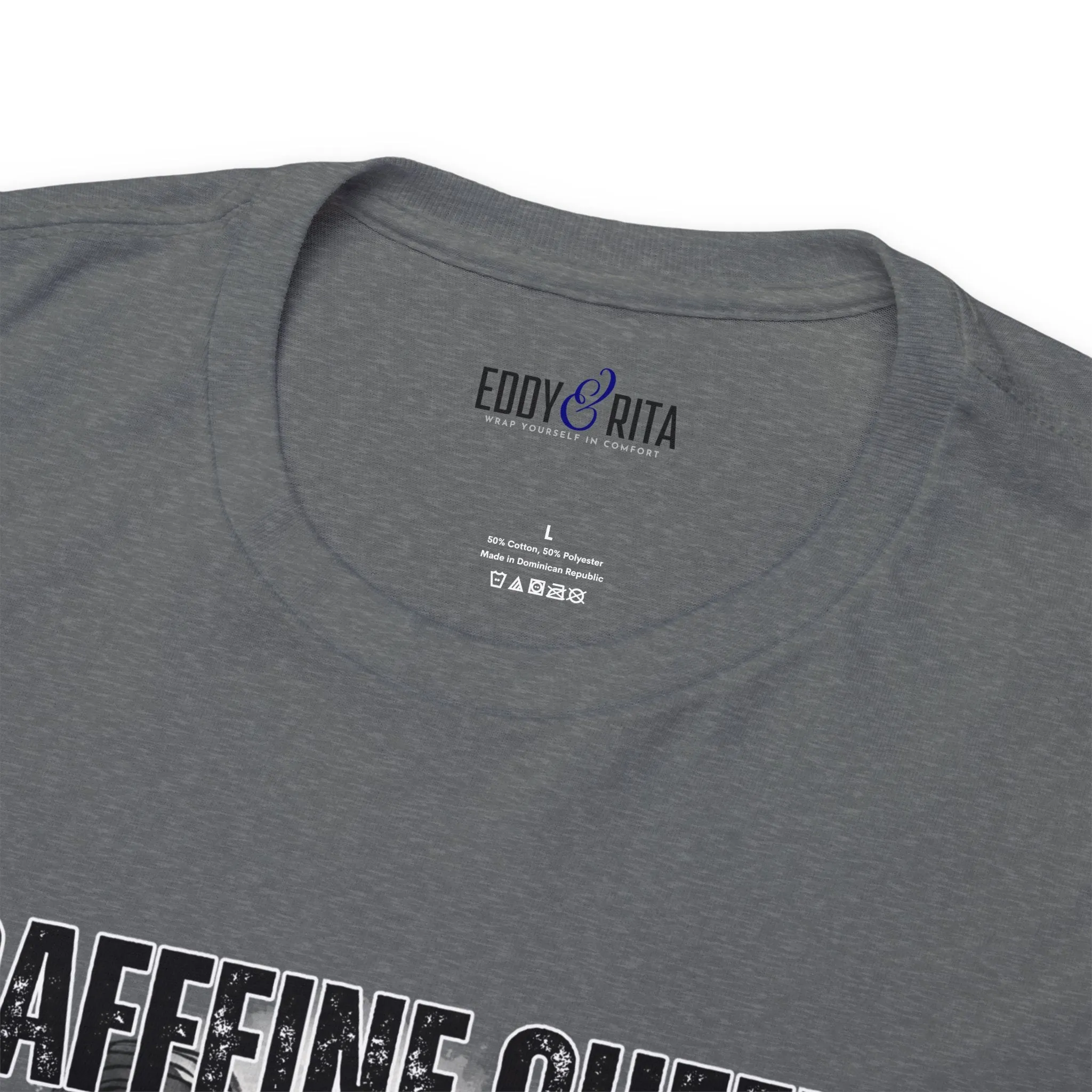 Caffeine Queen Comfort - Women's Heavy Cotton Tee for Coffee Lovers
