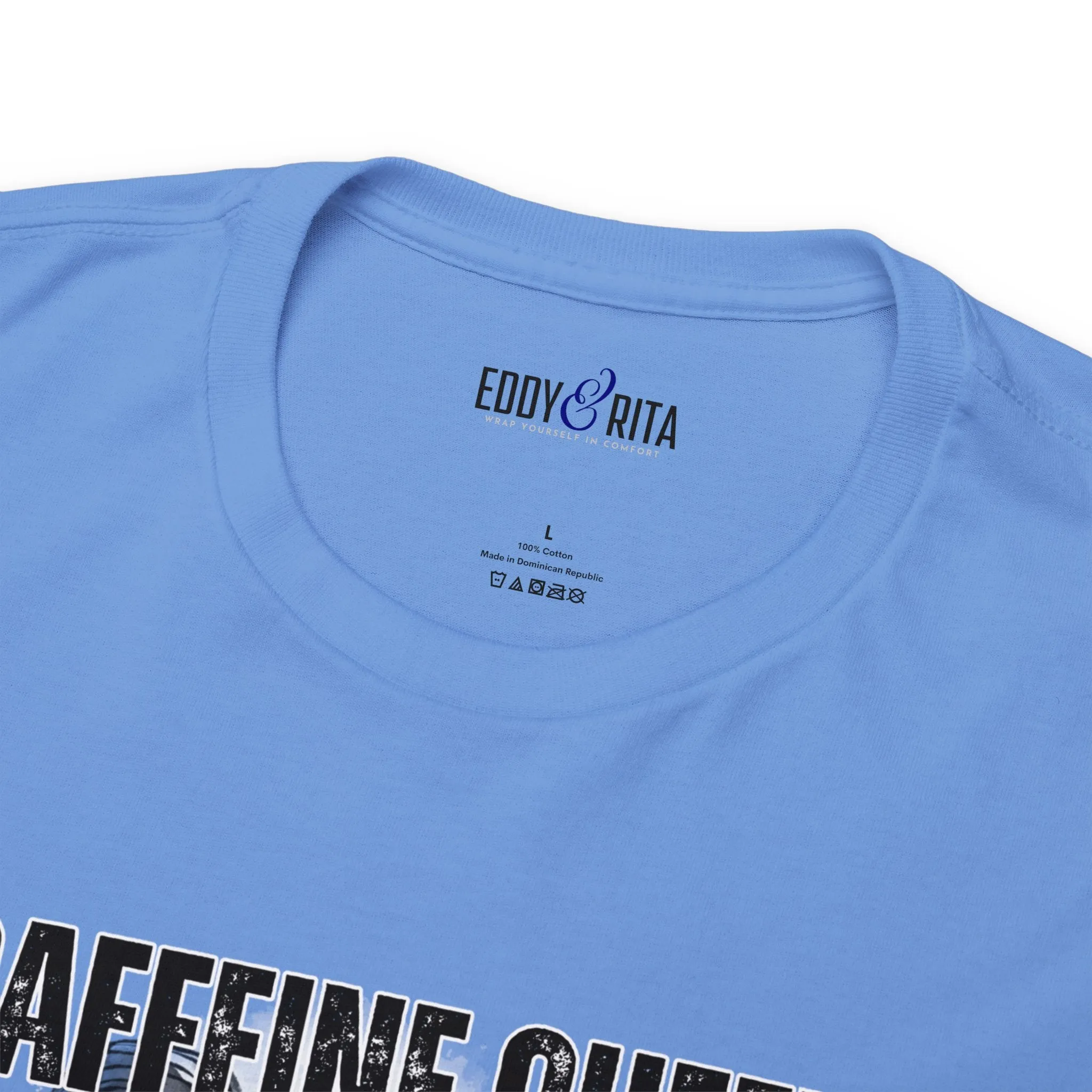 Caffeine Queen Comfort - Women's Heavy Cotton Tee for Coffee Lovers