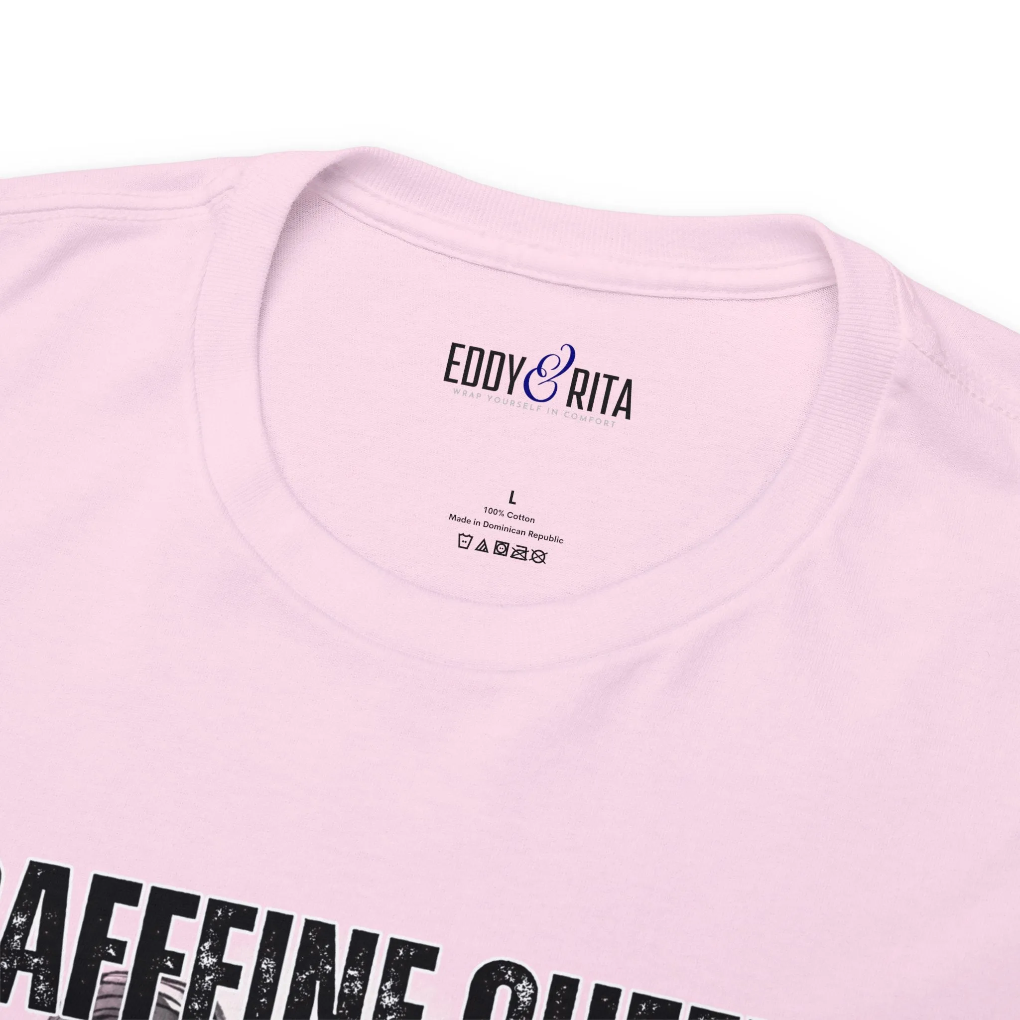 Caffeine Queen Comfort - Women's Heavy Cotton Tee for Coffee Lovers