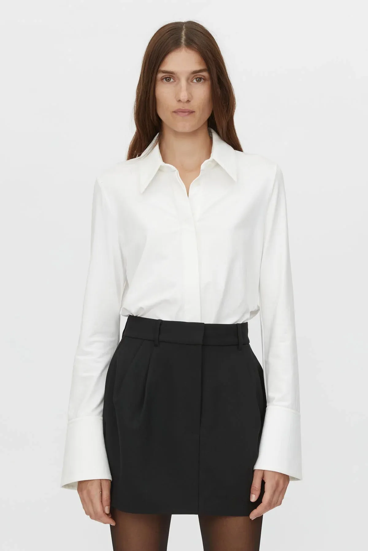 Camilla and Marc Ernest Stretch Shirt in White