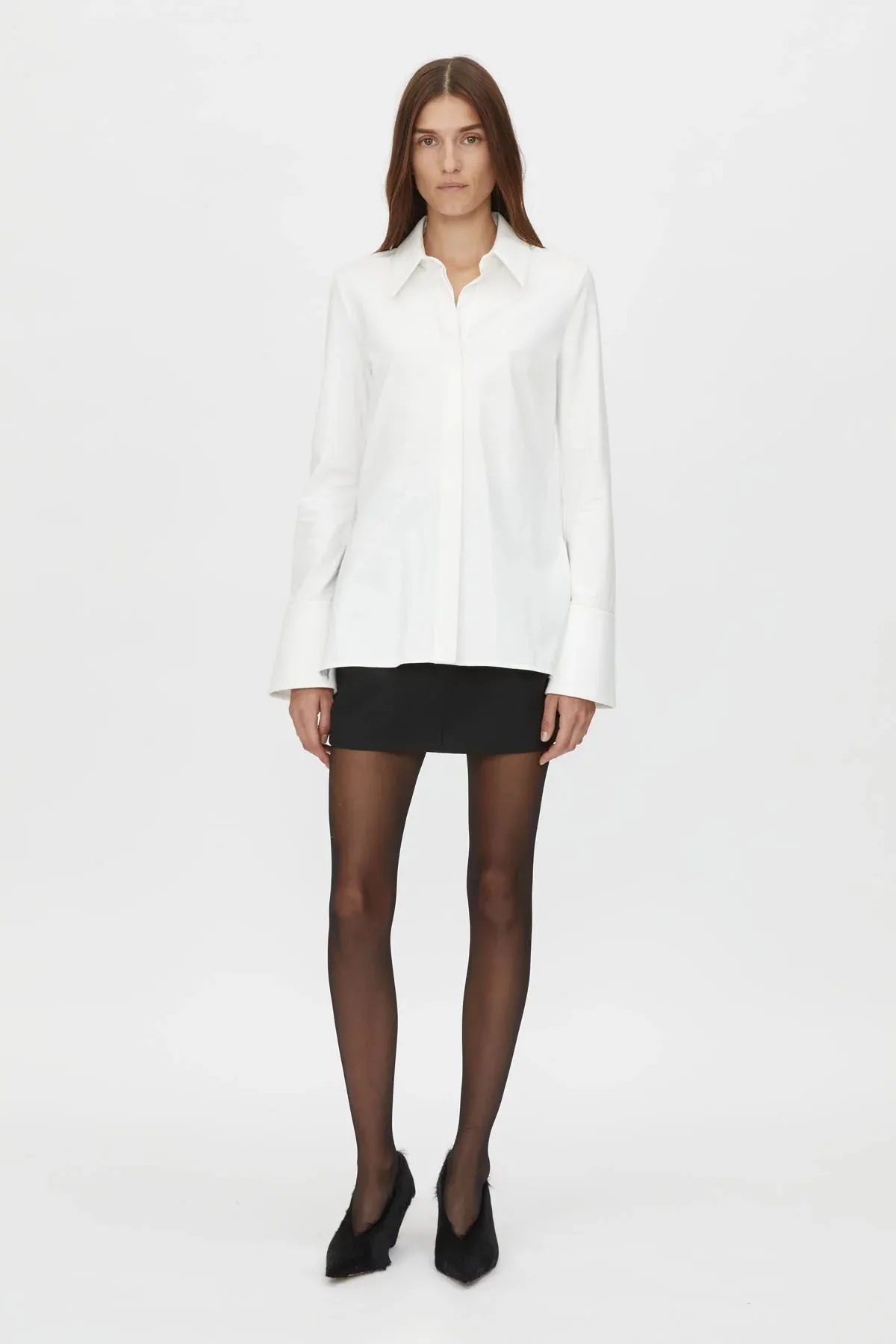 Camilla and Marc Ernest Stretch Shirt in White