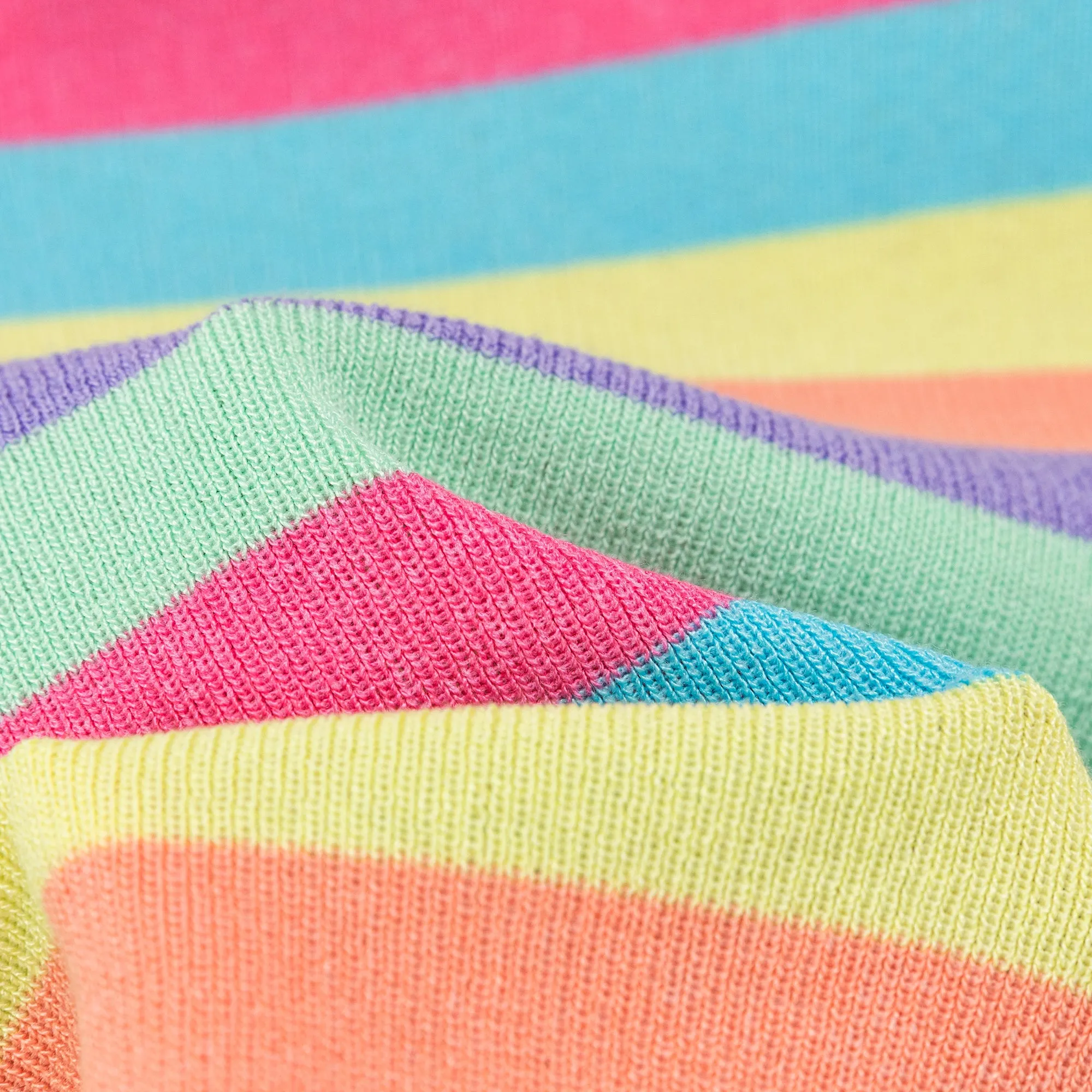 Color Striped Crop Cardigan