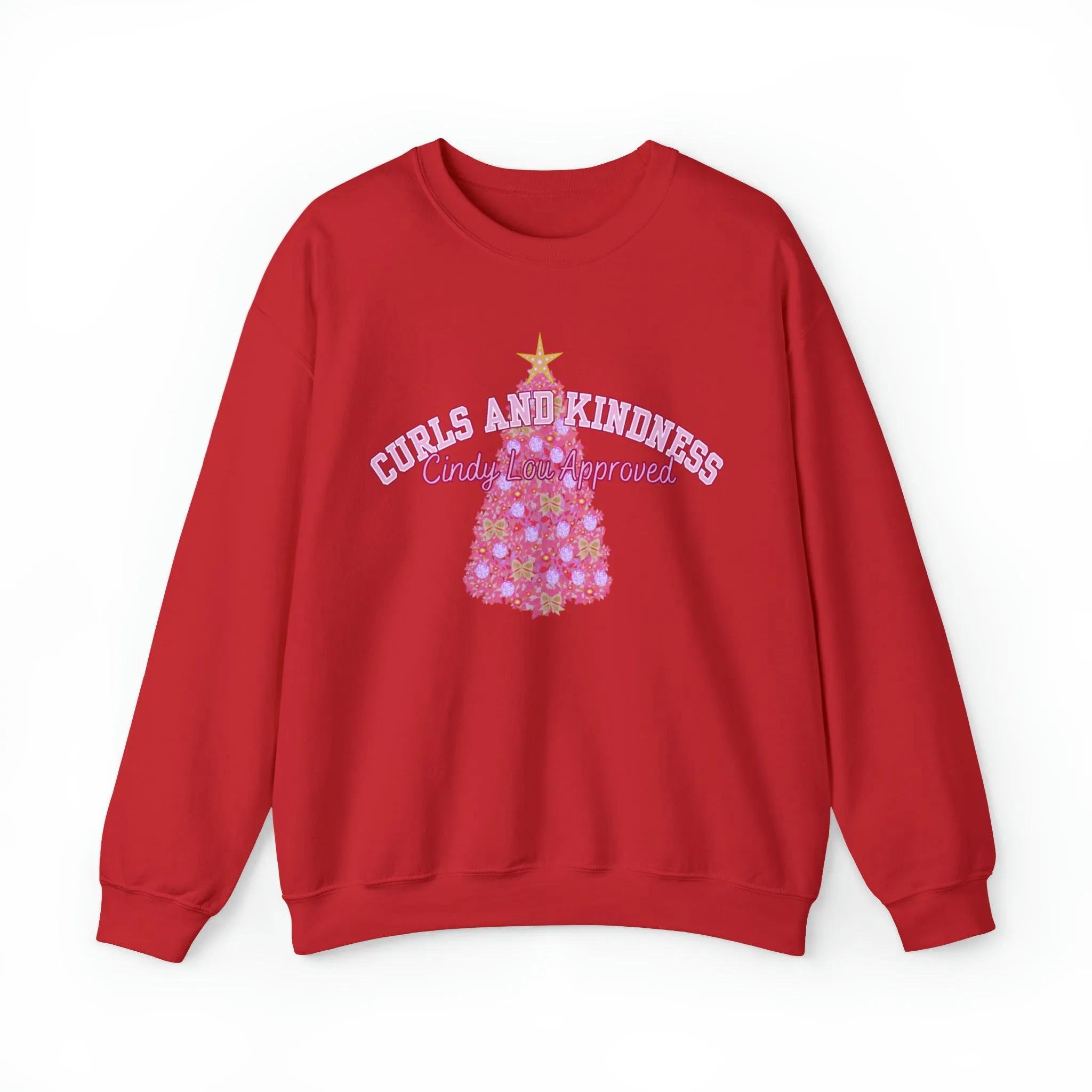 Curls and Kindness: Cindy Lou Approved Women's Sweatshirt for Festive Comfort