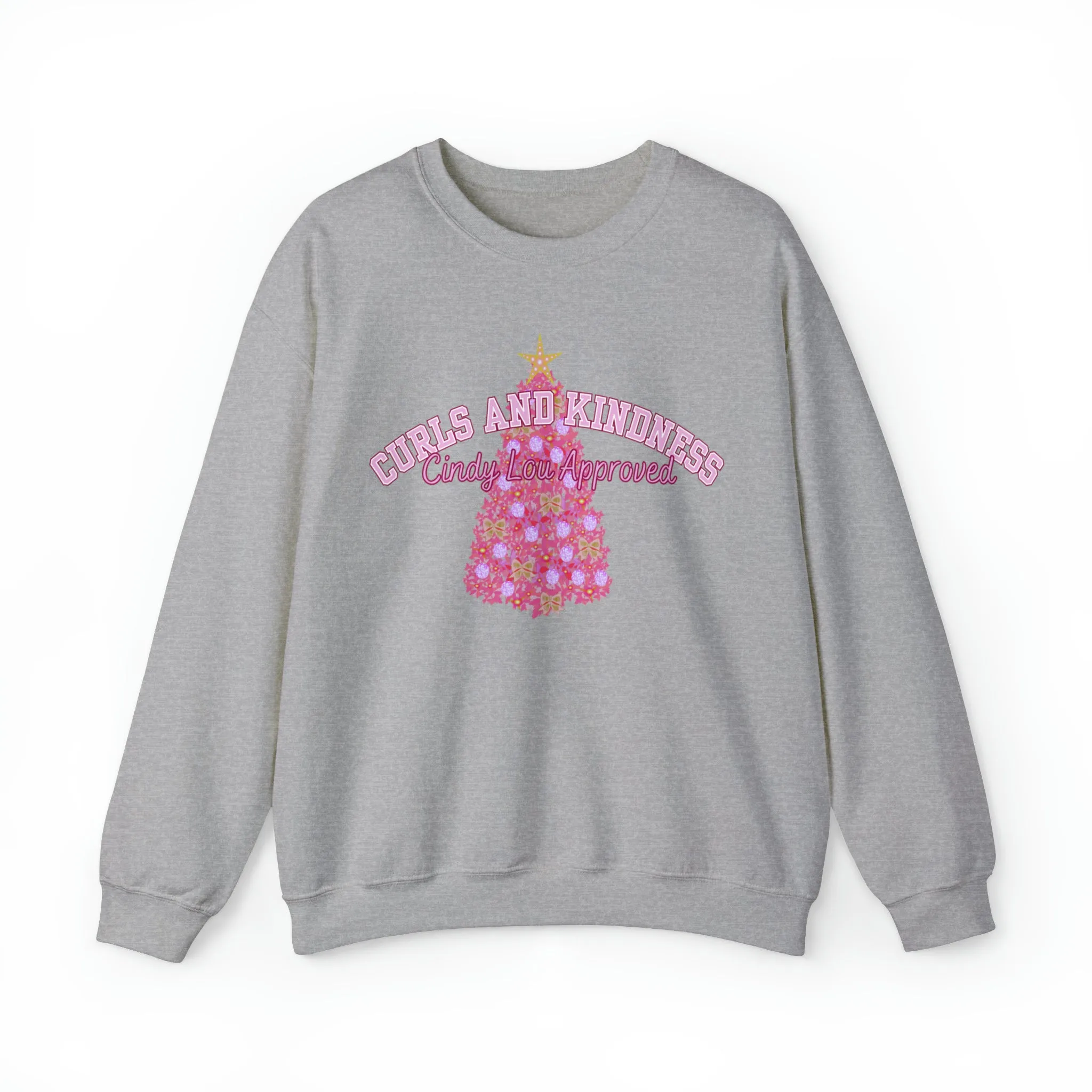 Curls and Kindness: Cindy Lou Approved Women's Sweatshirt for Festive Comfort