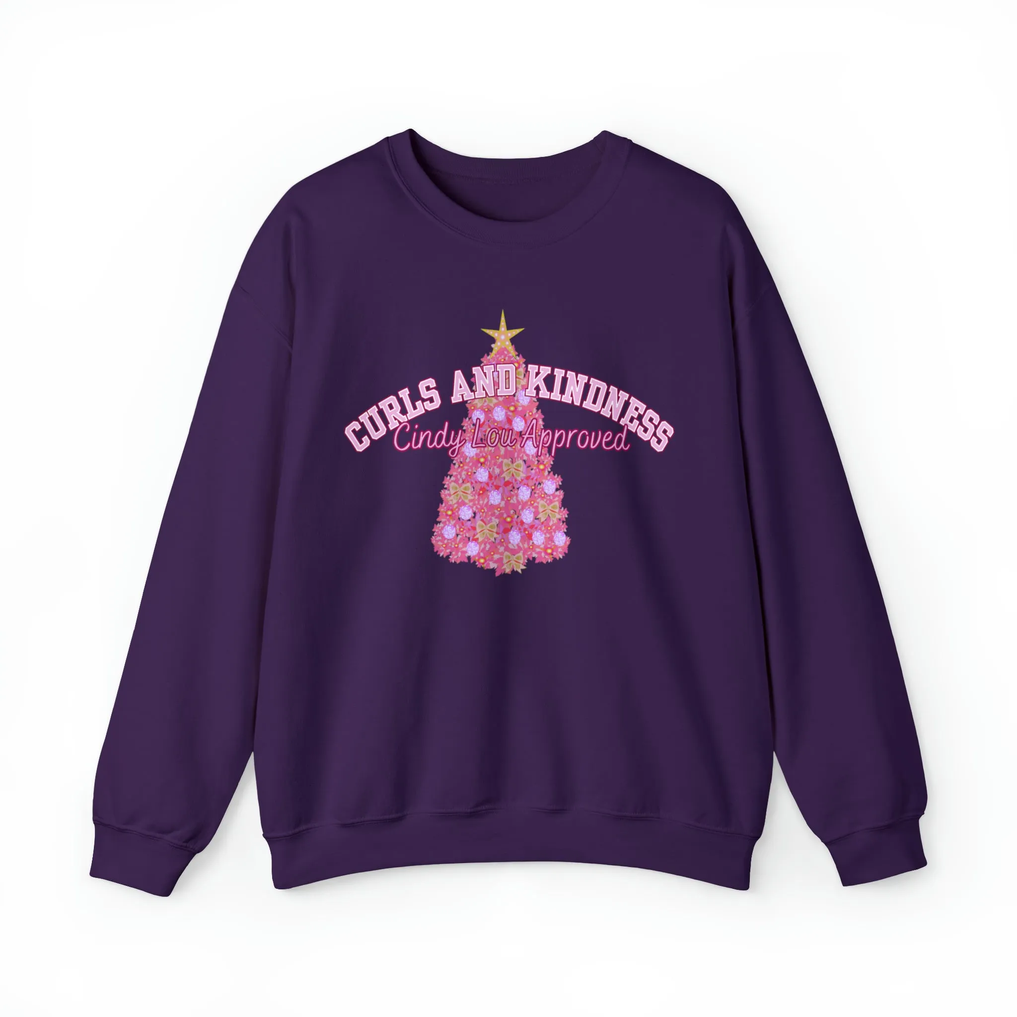 Curls and Kindness: Cindy Lou Approved Women's Sweatshirt for Festive Comfort