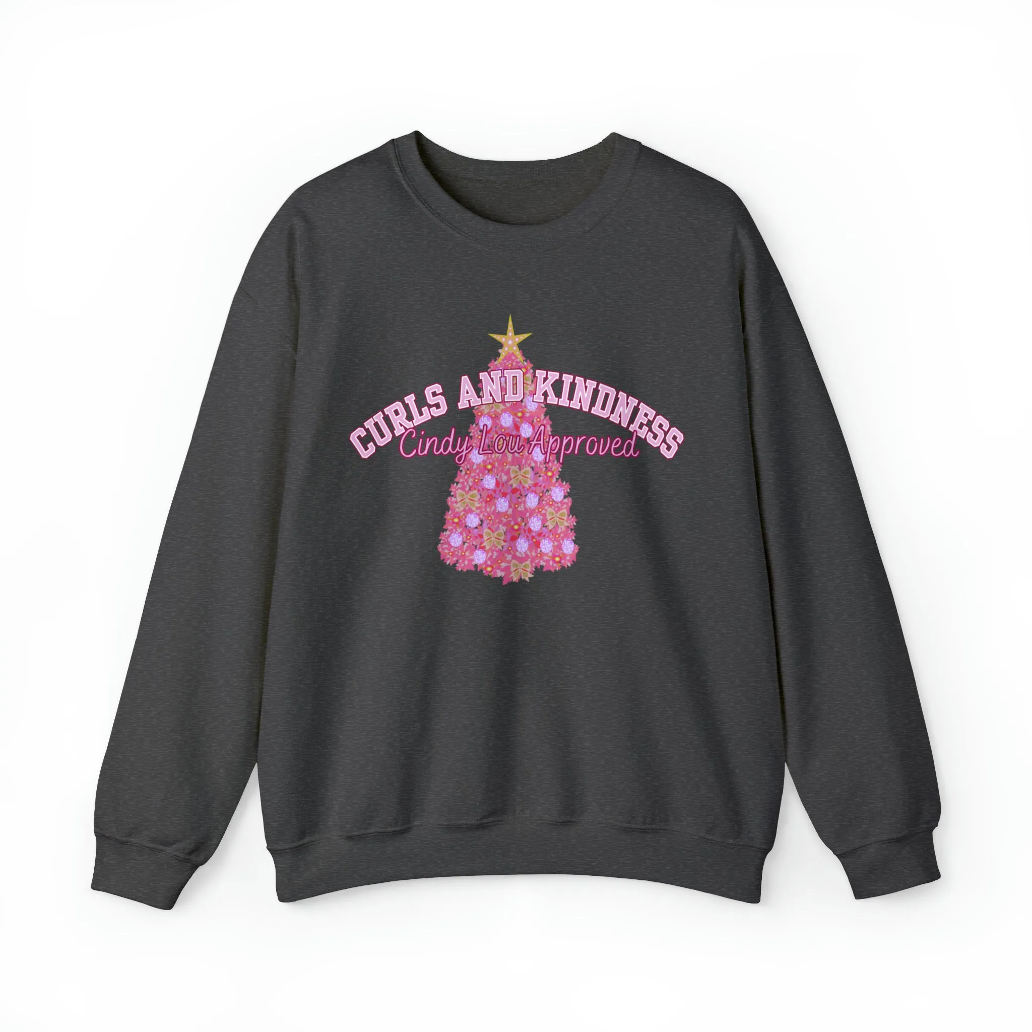 Curls and Kindness: Cindy Lou Approved Women's Sweatshirt for Festive Comfort