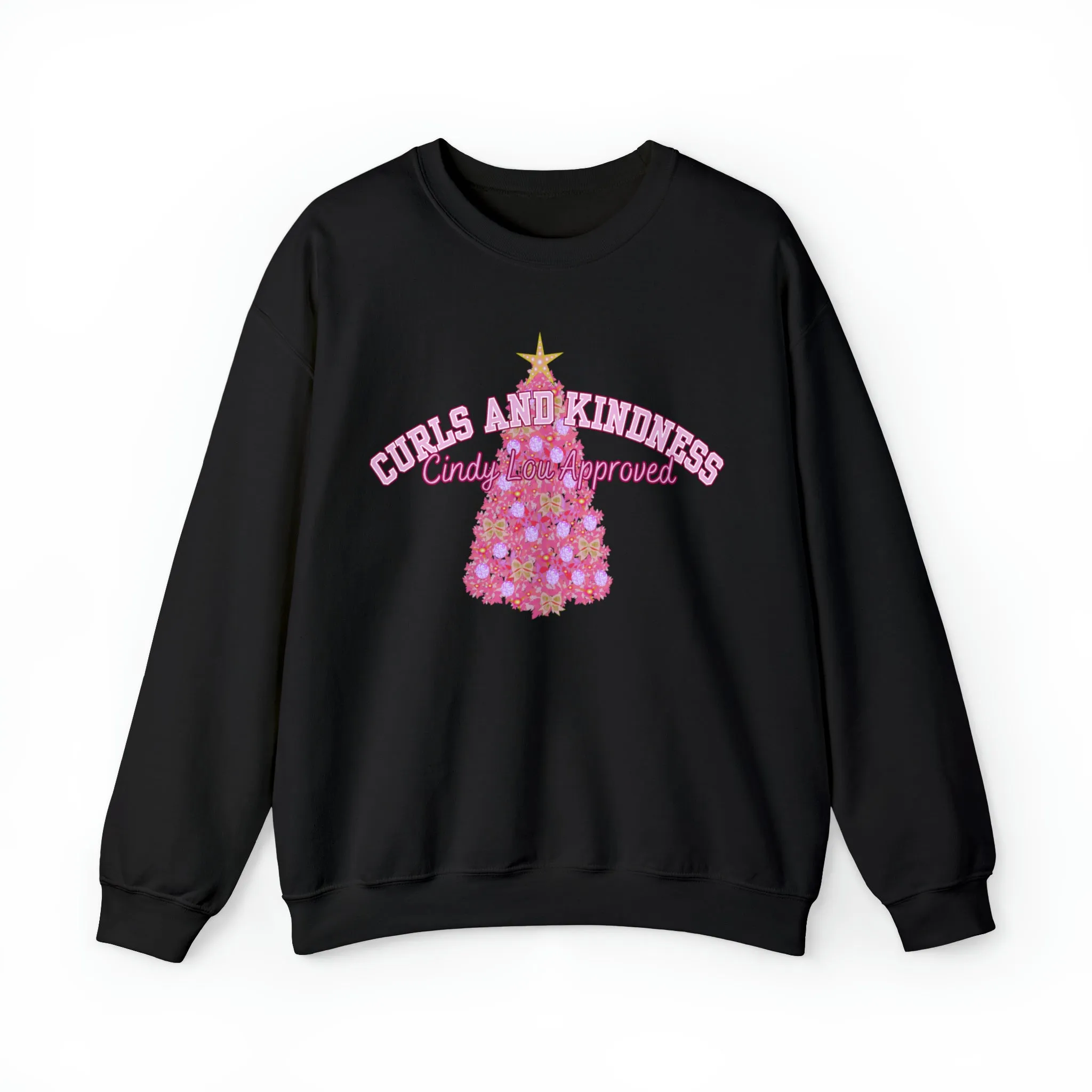 Curls and Kindness: Cindy Lou Approved Women's Sweatshirt for Festive Comfort