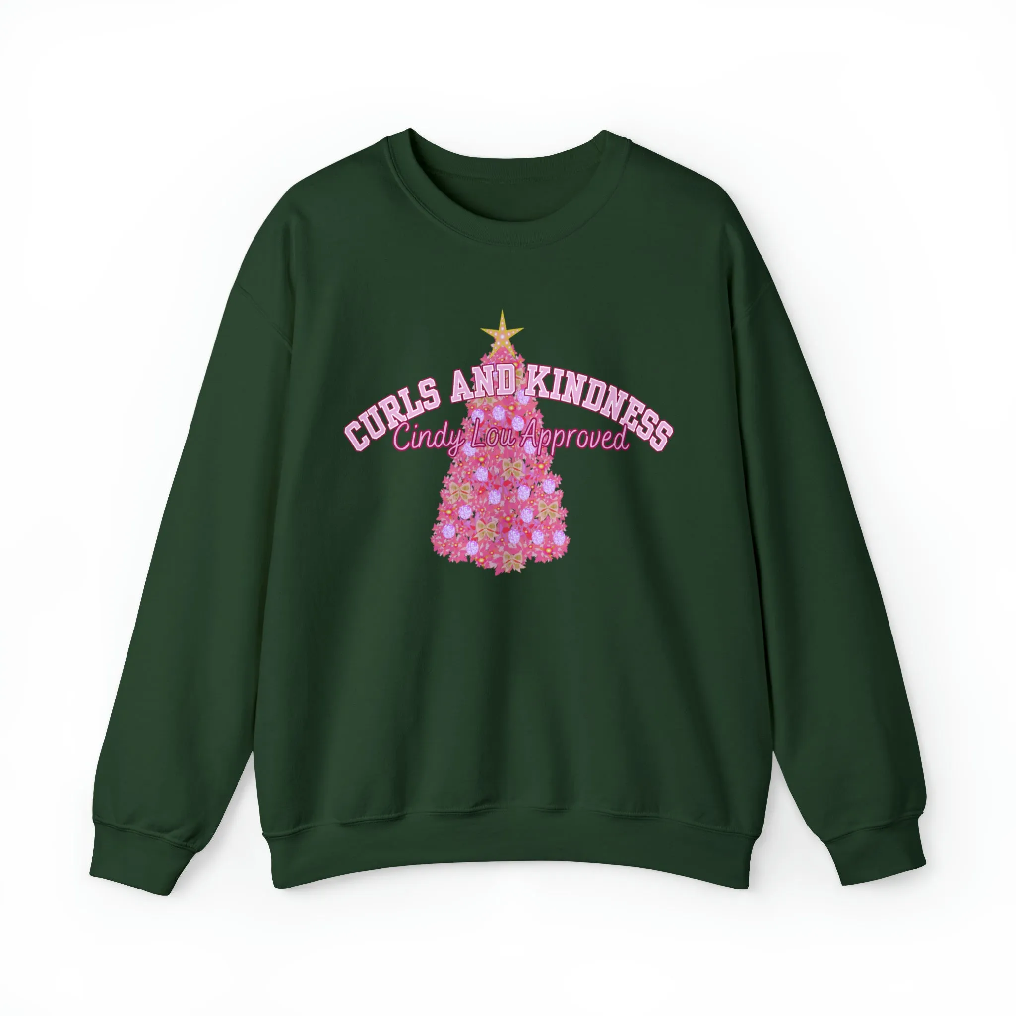 Curls and Kindness: Cindy Lou Approved Women's Sweatshirt for Festive Comfort