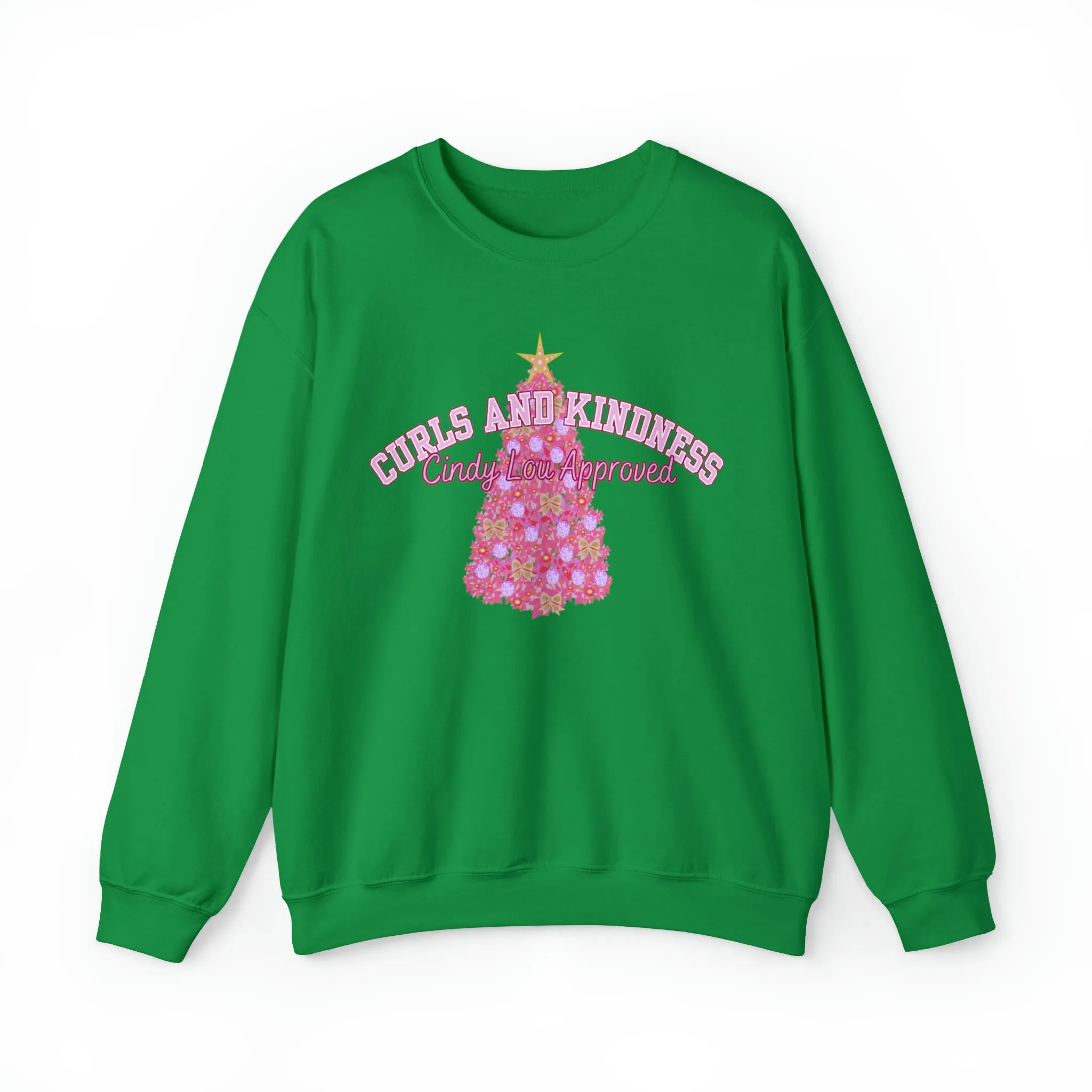 Curls and Kindness: Cindy Lou Approved Women's Sweatshirt for Festive Comfort