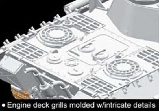 Dragon Military Models 1/72 BergePanther Tank w/Panzer IV Turret Kit