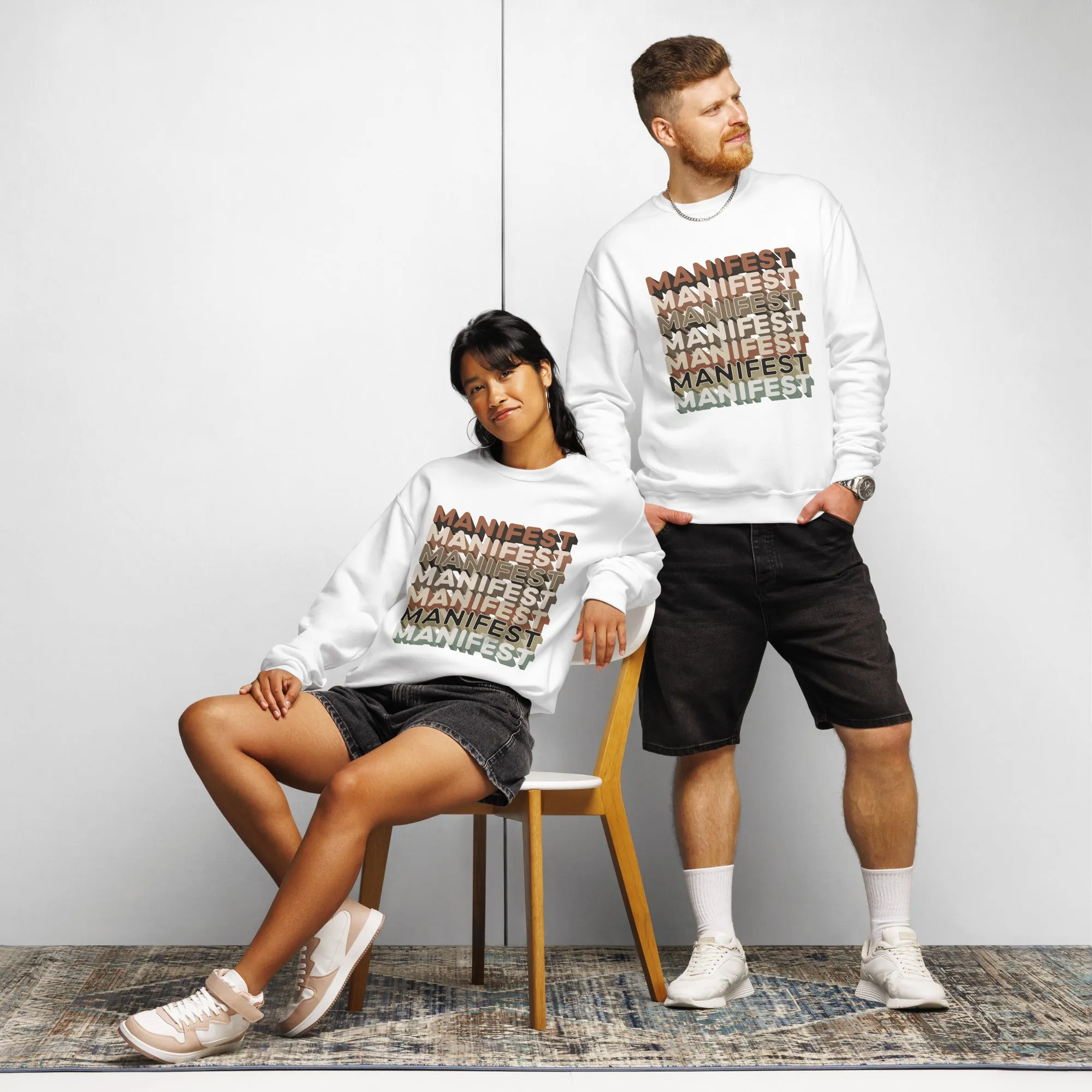 DUO MODERN "Manifest" Crew Neck Sweatshirt