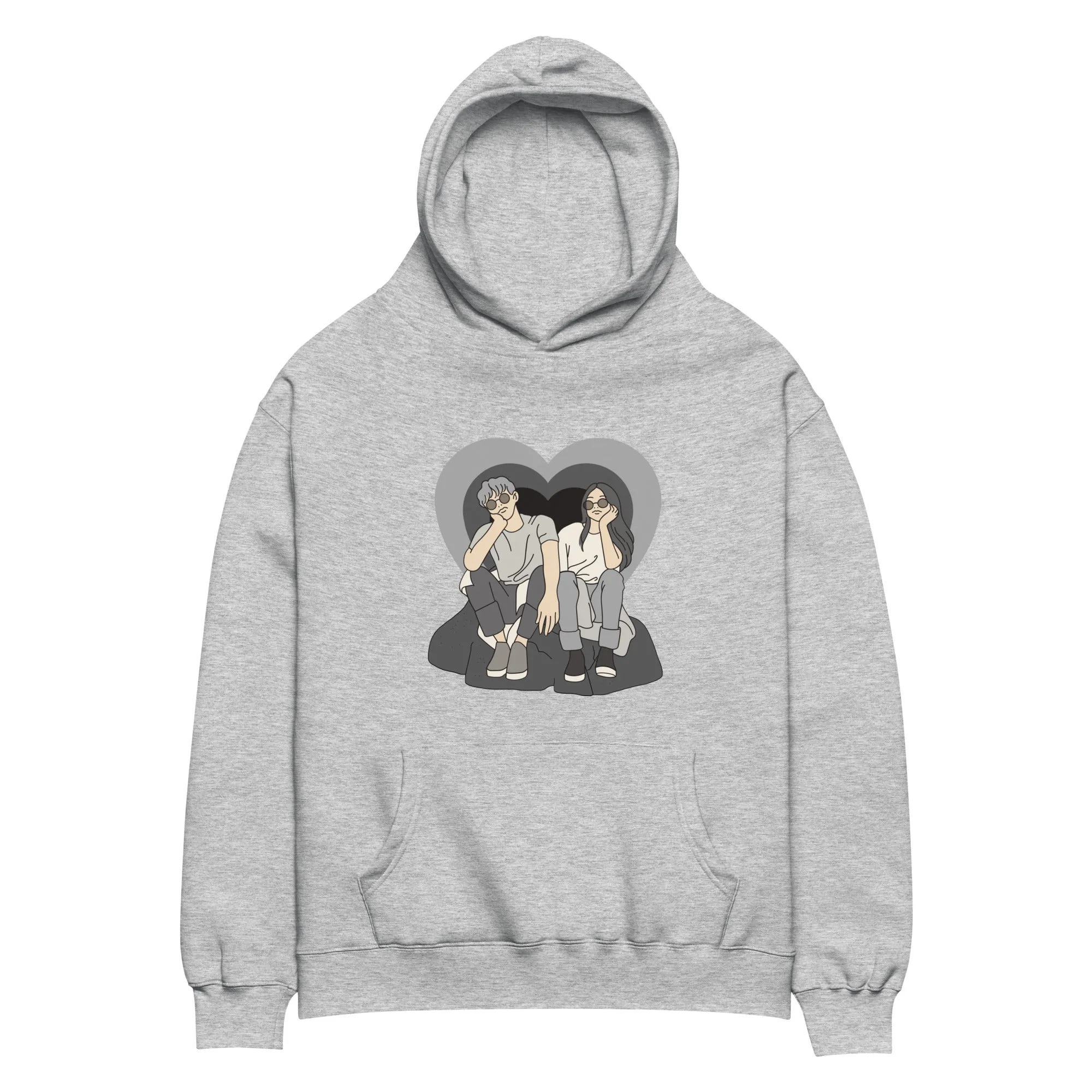 DUO MODERN "The Young Lovers" Unisex Oversized Hoodie
