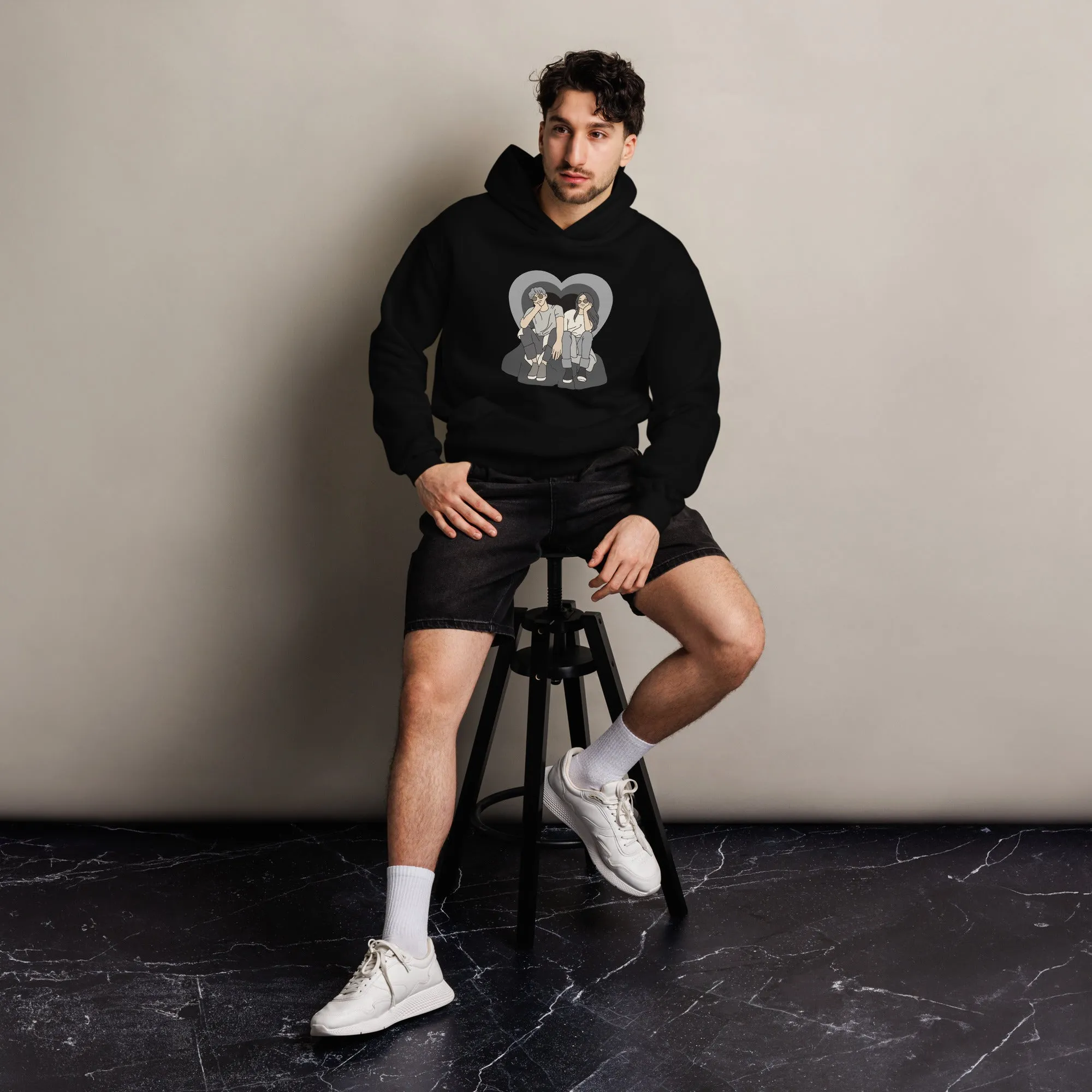 DUO MODERN "The Young Lovers" Unisex Oversized Hoodie