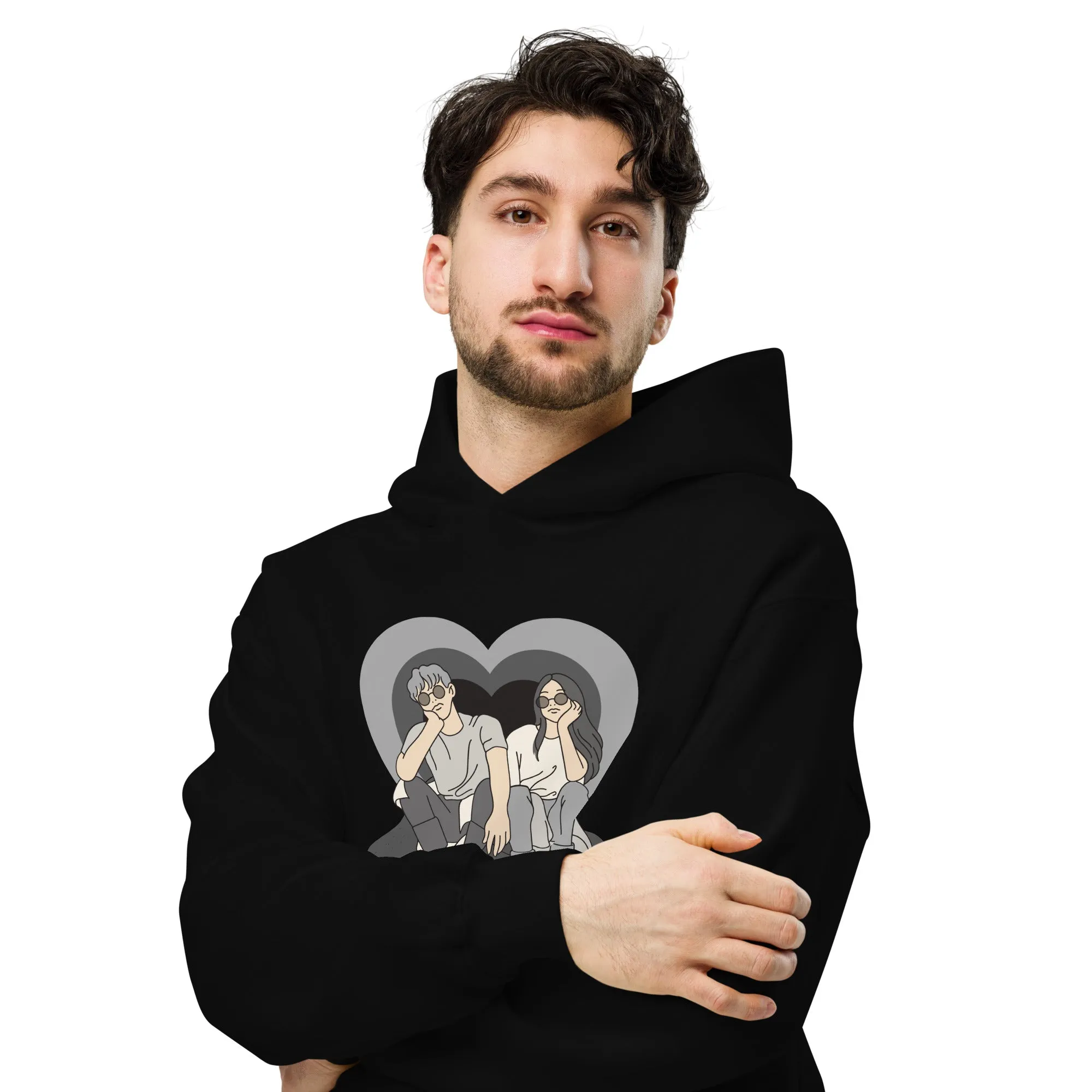 DUO MODERN "The Young Lovers" Unisex Oversized Hoodie
