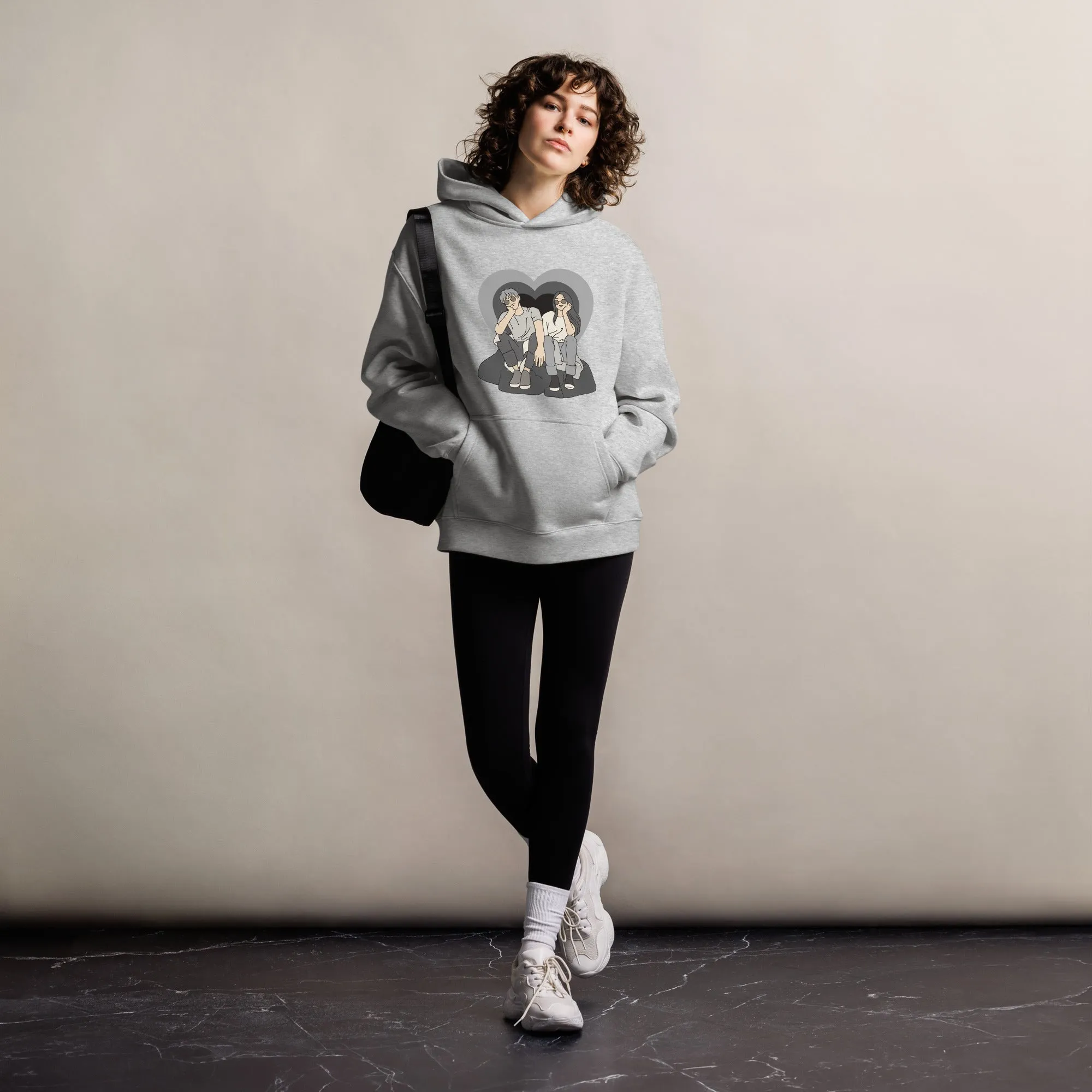 DUO MODERN "The Young Lovers" Unisex Oversized Hoodie
