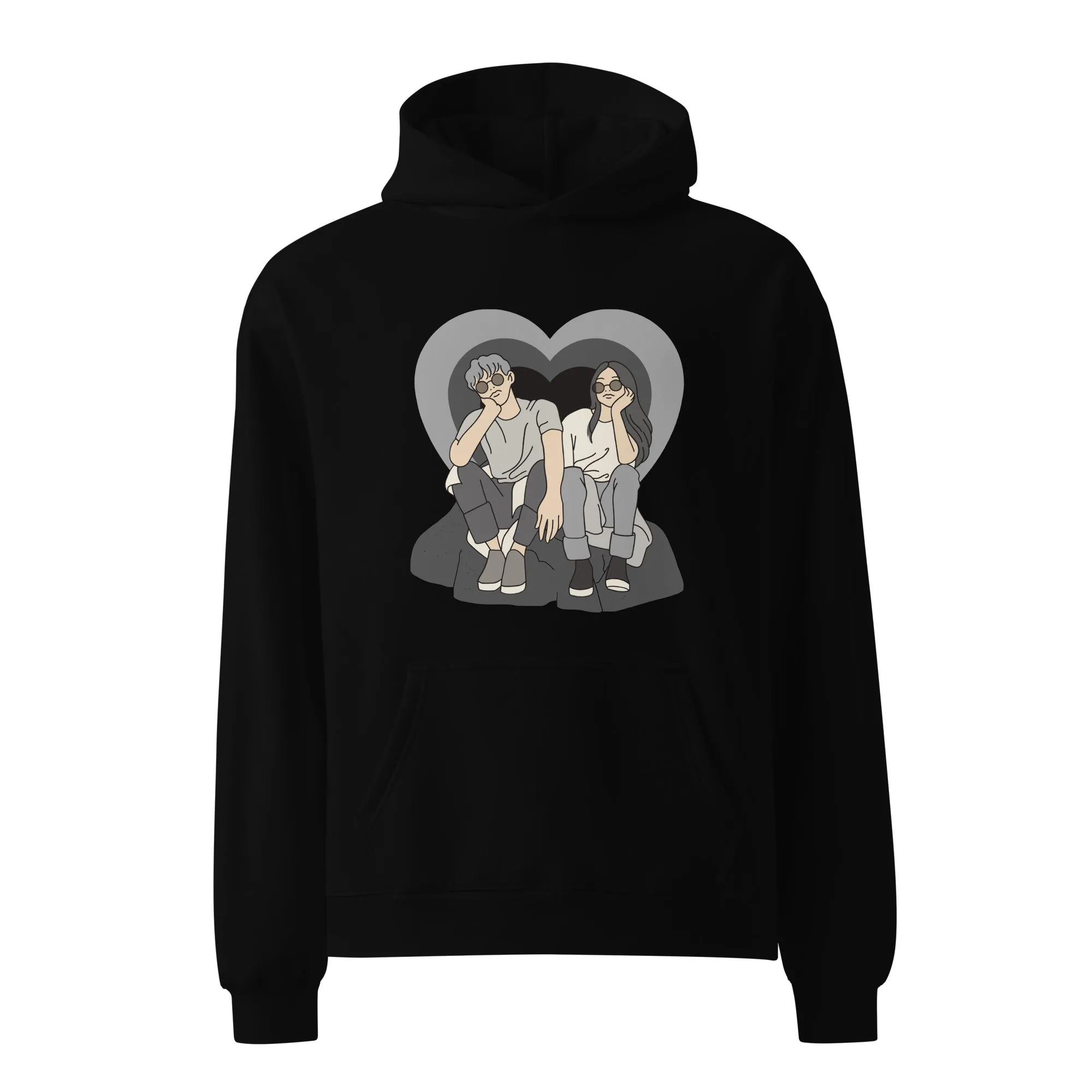 DUO MODERN "The Young Lovers" Unisex Oversized Hoodie