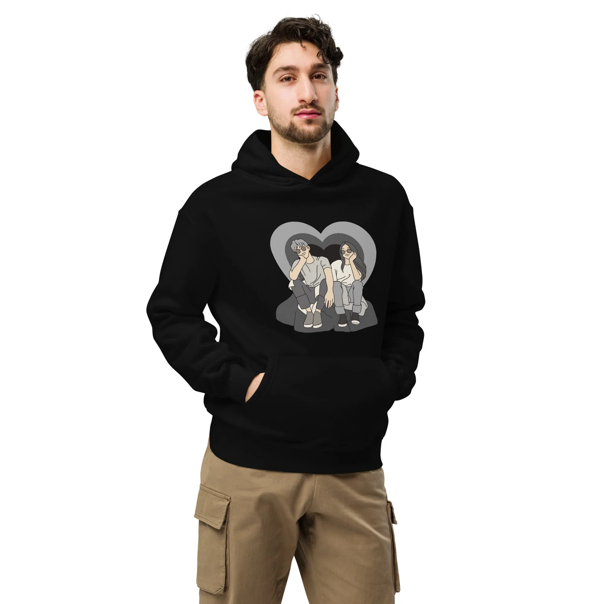 DUO MODERN "The Young Lovers" Unisex Oversized Hoodie