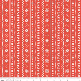 FLANNEL: Fair Isle Red $12.99/ Yard
