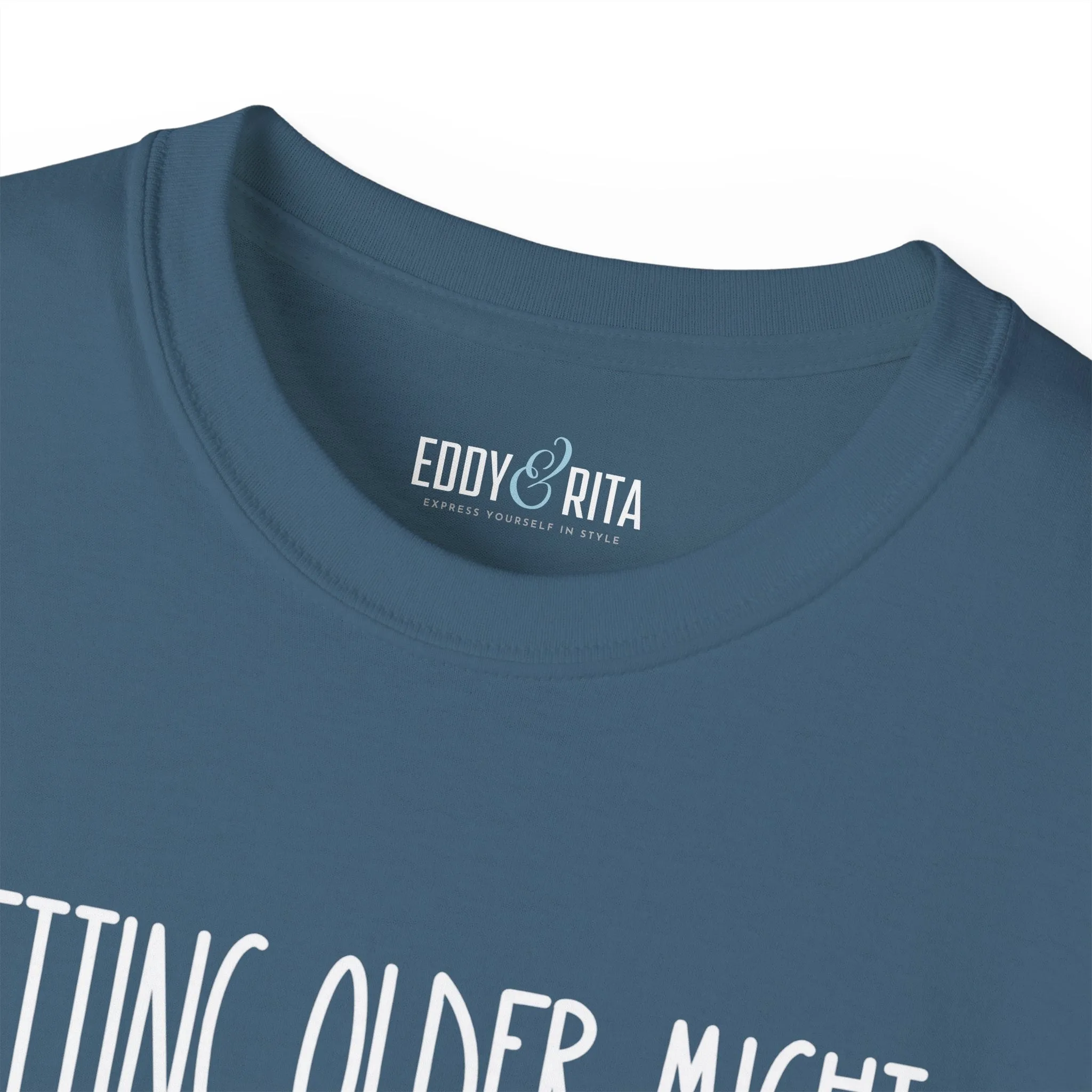 Getting Older, Not Quieter - Ultra Cotton Tee for Women - Comfortable 100% US Cotton Shirt with Classic Fit