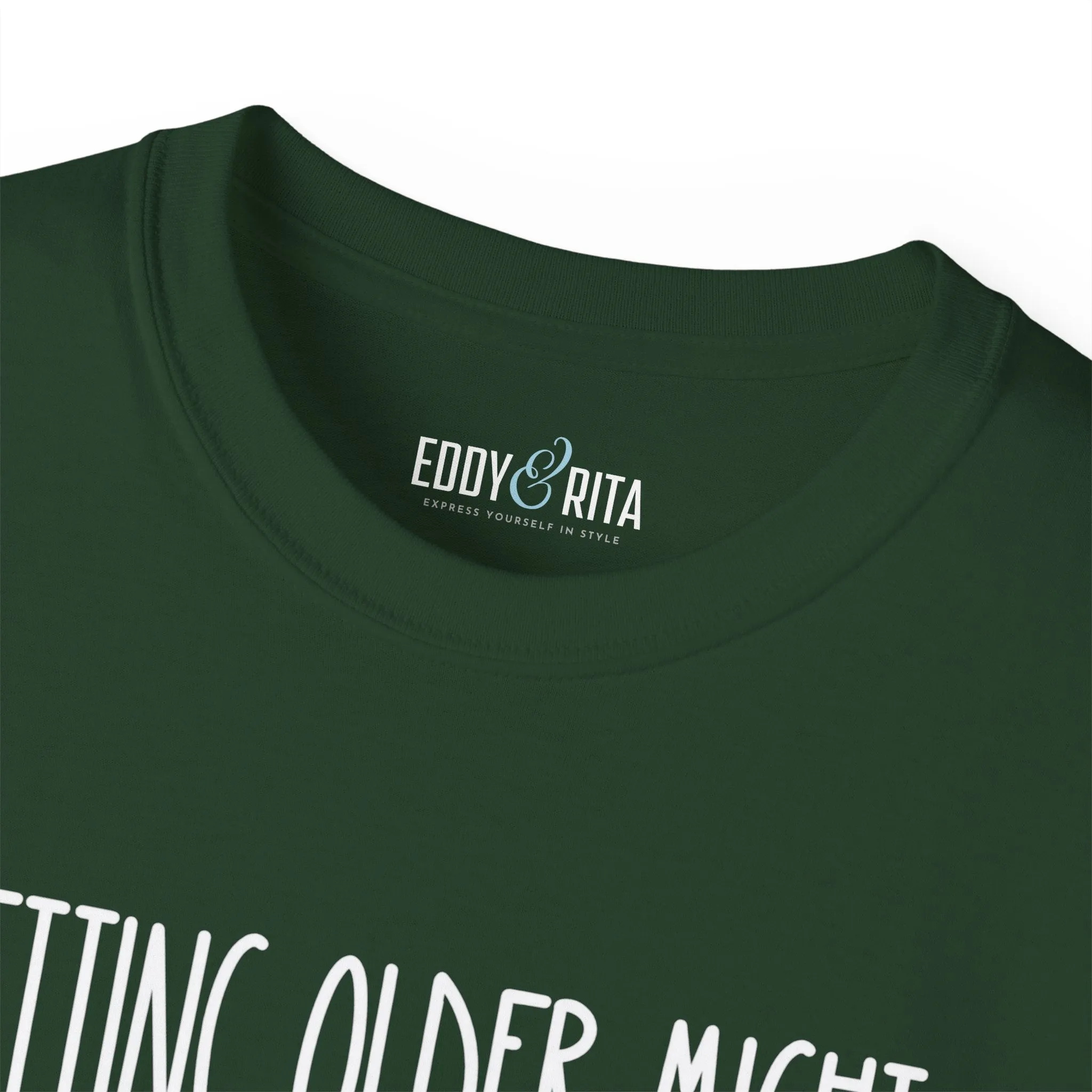 Getting Older, Not Quieter - Ultra Cotton Tee for Women - Comfortable 100% US Cotton Shirt with Classic Fit