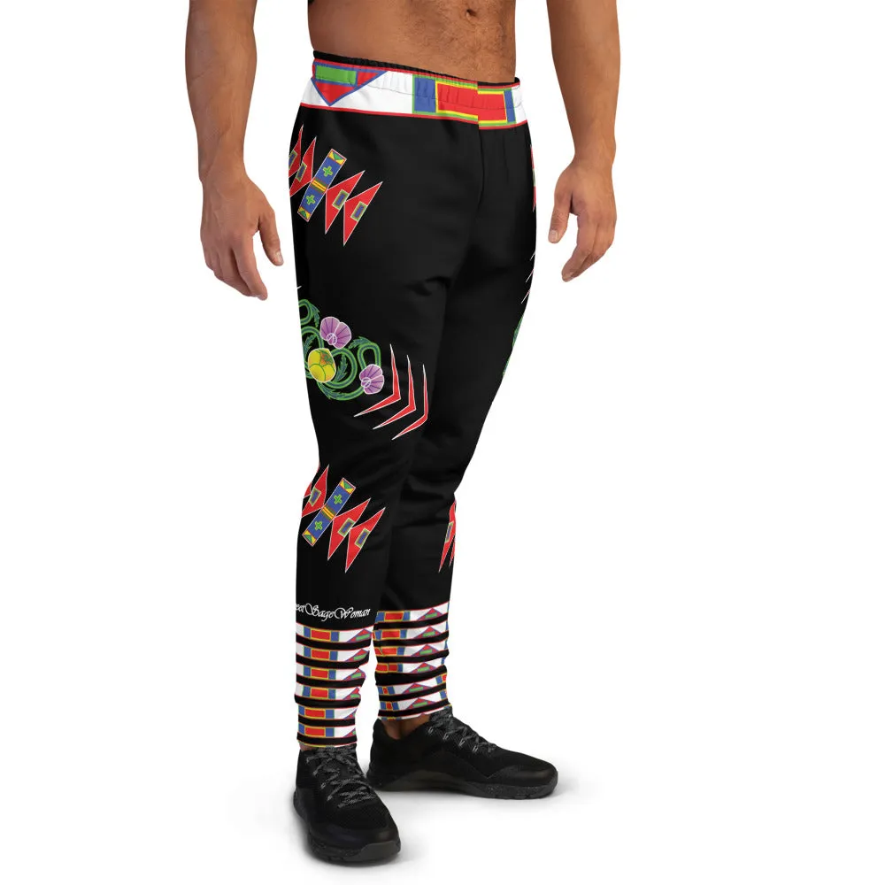 Gratitude Black Men's Joggers