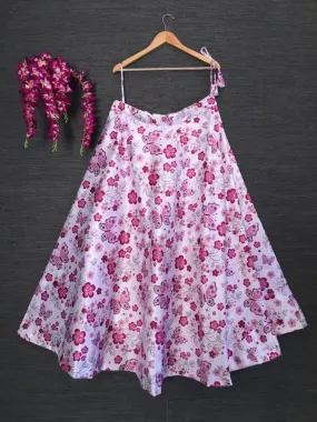 Heavy Satin Lehenga Skirt