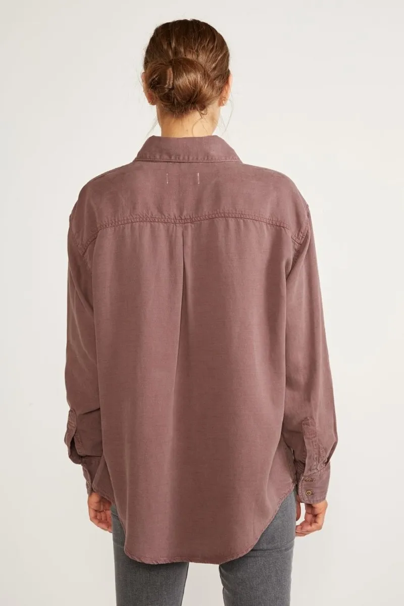 Joni Classic Shirt in Peppercorn
