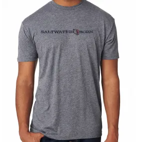 Key West, Saltwater Born Horizontal Logo Soft Tee