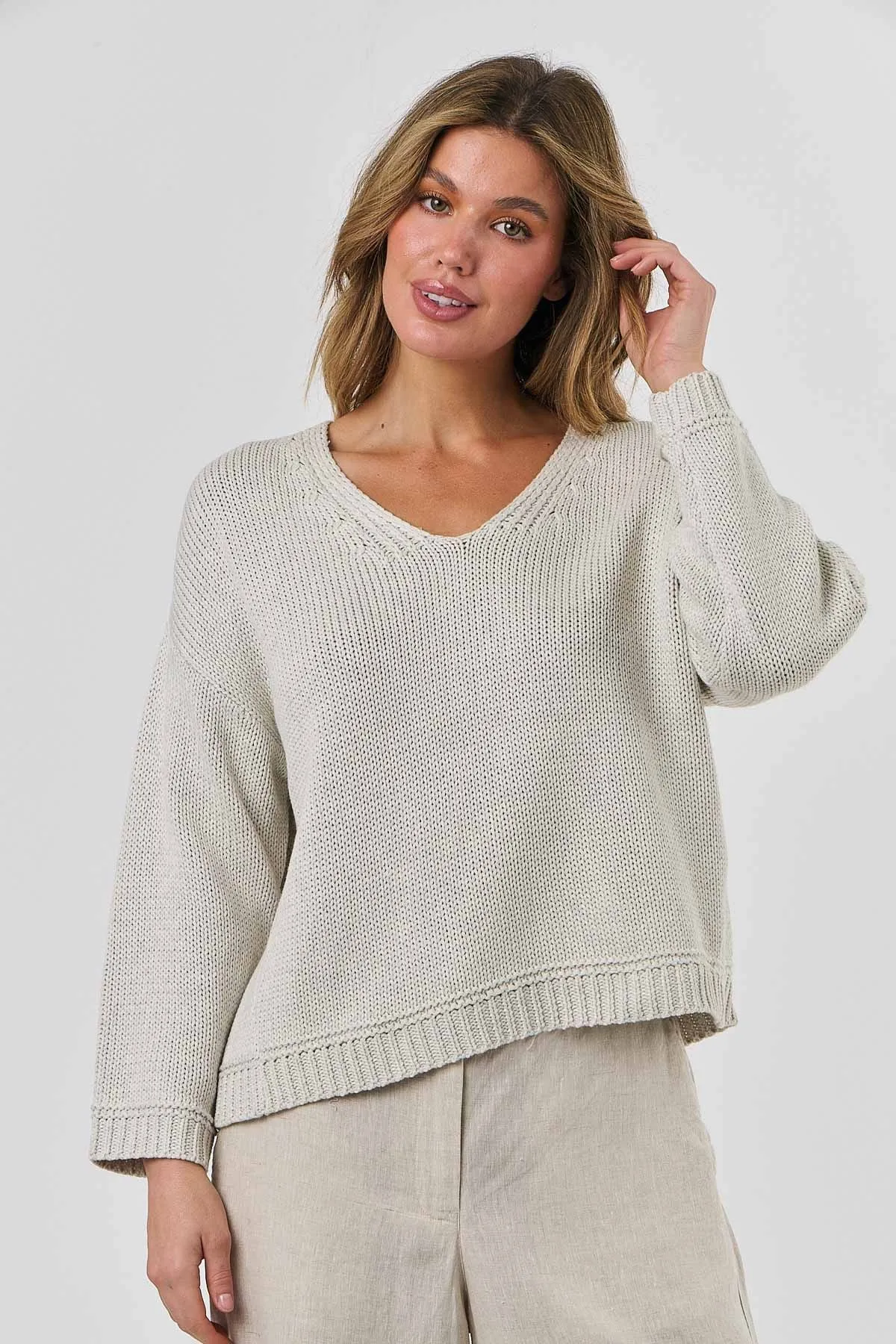 Knitwear Jumper - Cloud