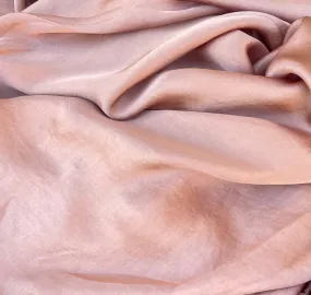 Lightweight  satin fabric by the yard - Dusty Brick solid color