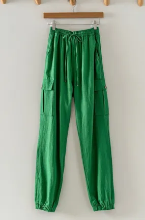 Linen Cargo Pants