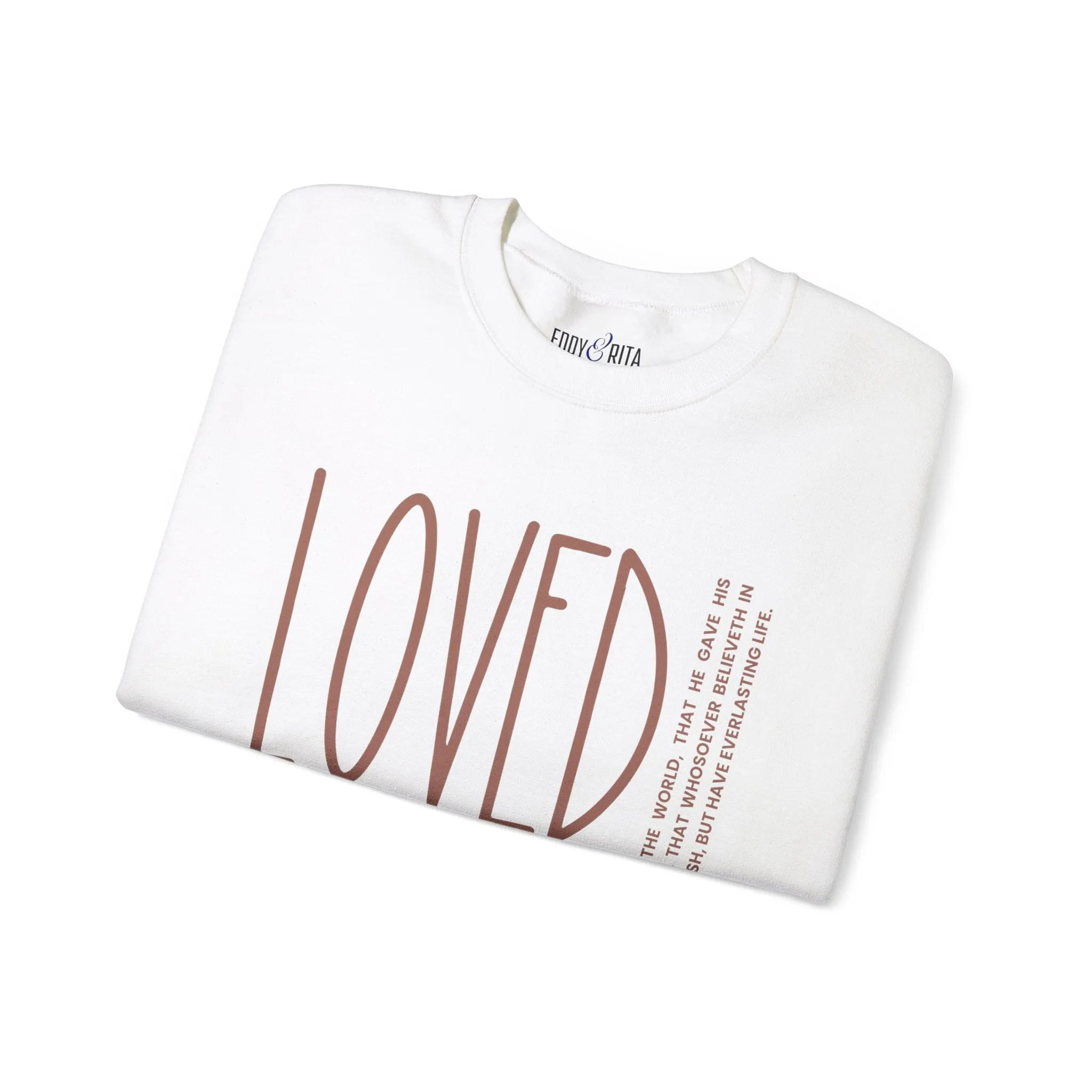 Loved: For God So Loved the World Women's Inspirational Sweatshirt
