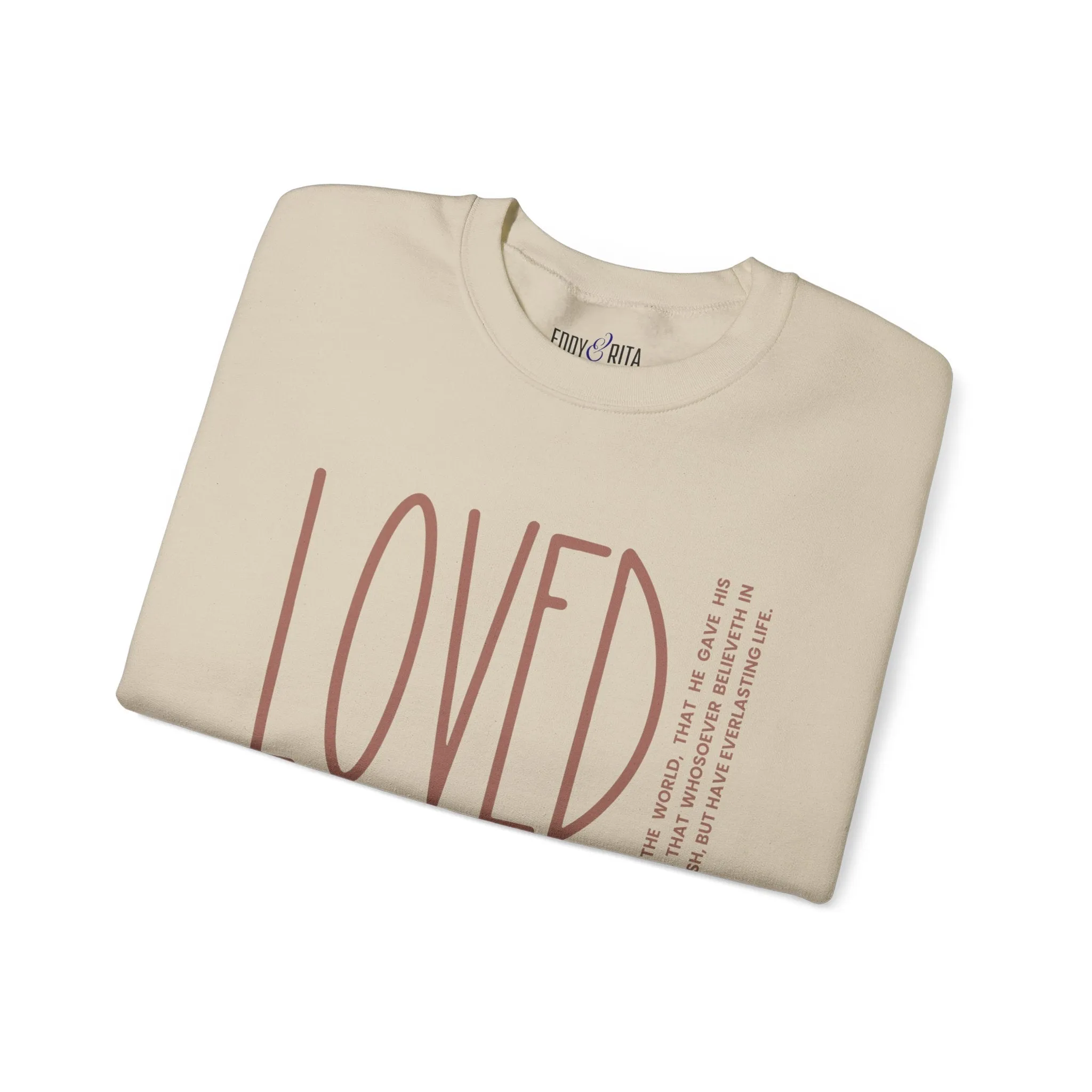 Loved: For God So Loved the World Women's Inspirational Sweatshirt