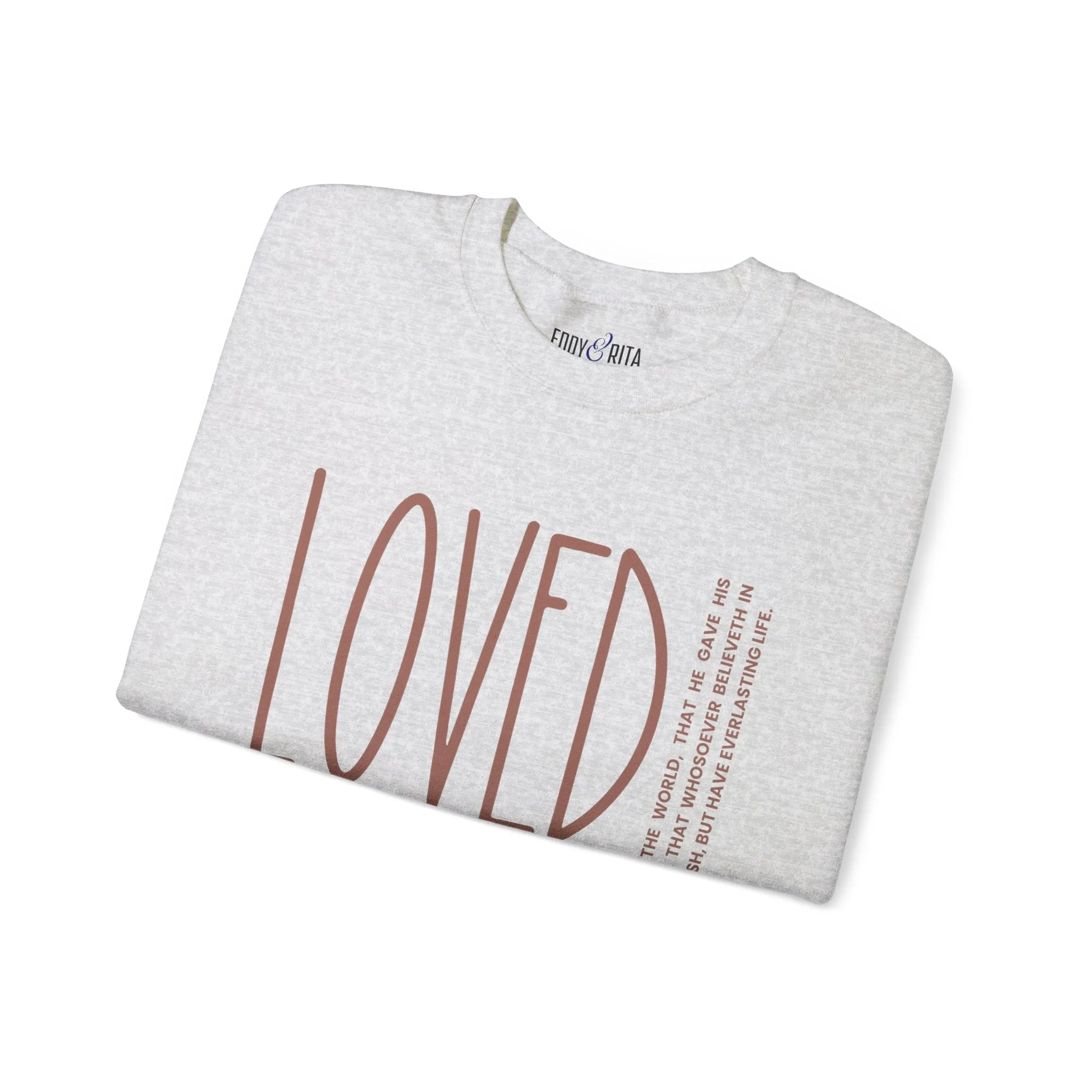 Loved: For God So Loved the World Women's Inspirational Sweatshirt