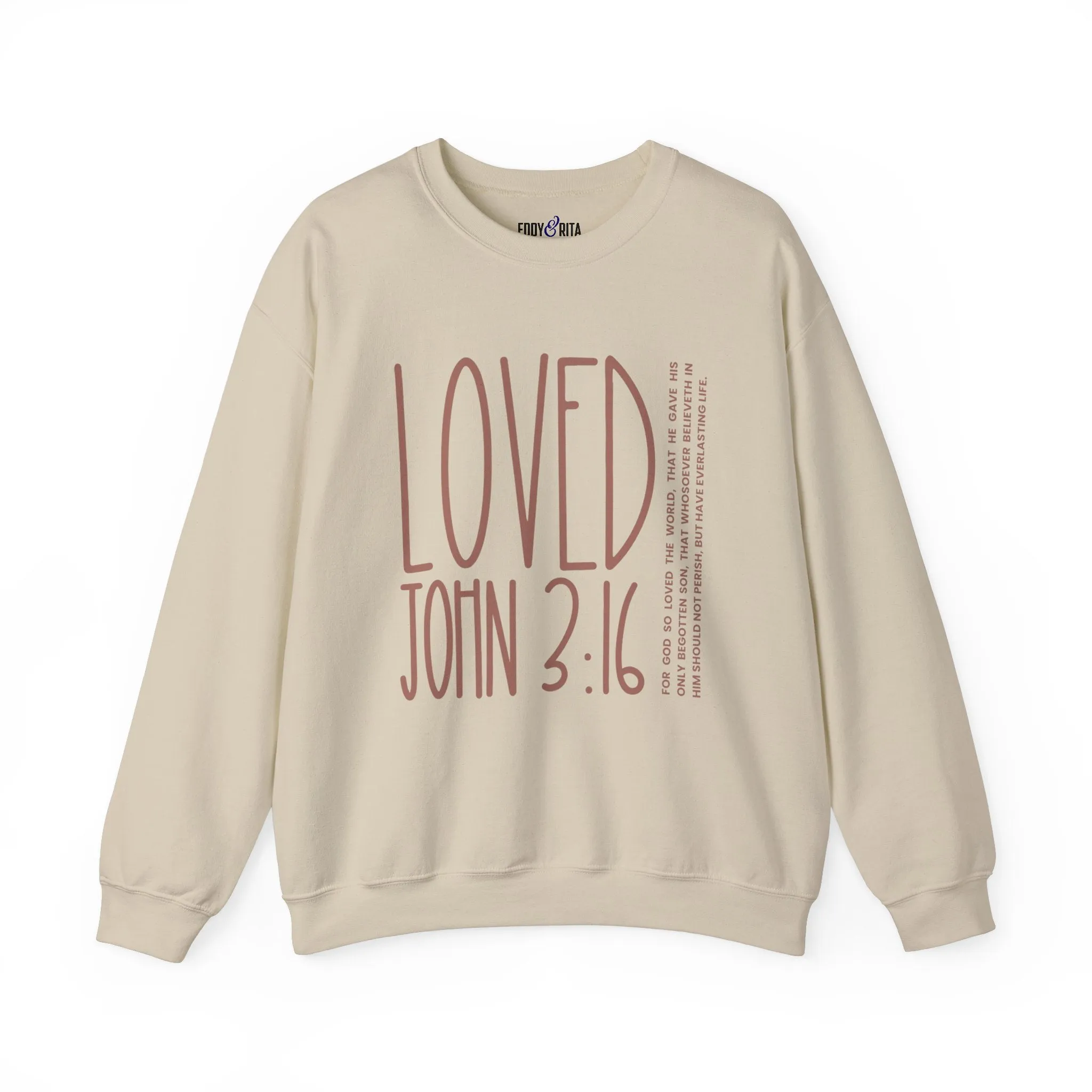 Loved: For God So Loved the World Women's Inspirational Sweatshirt
