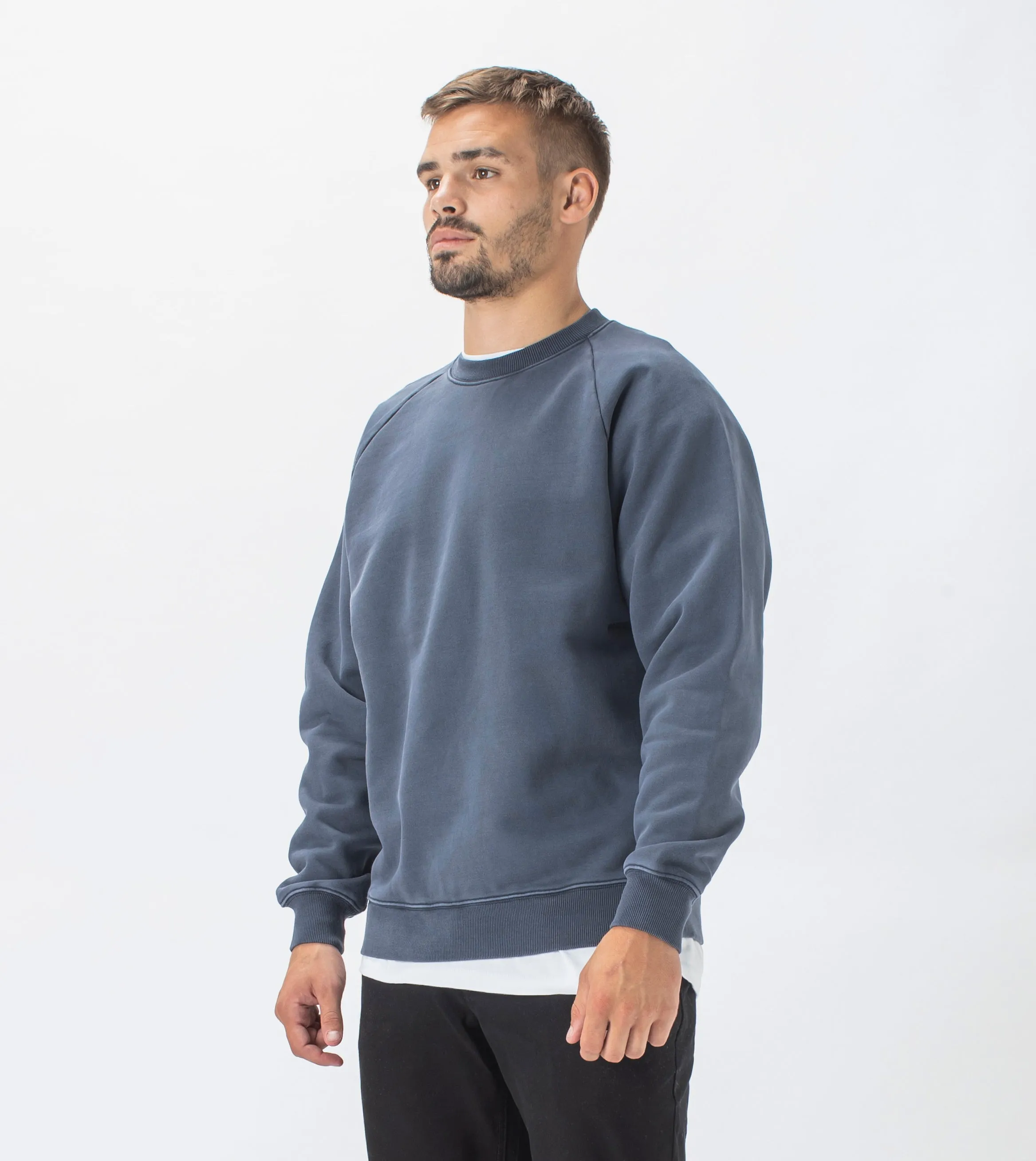 Lowgo Raglan Crew Sweat GD Royal
