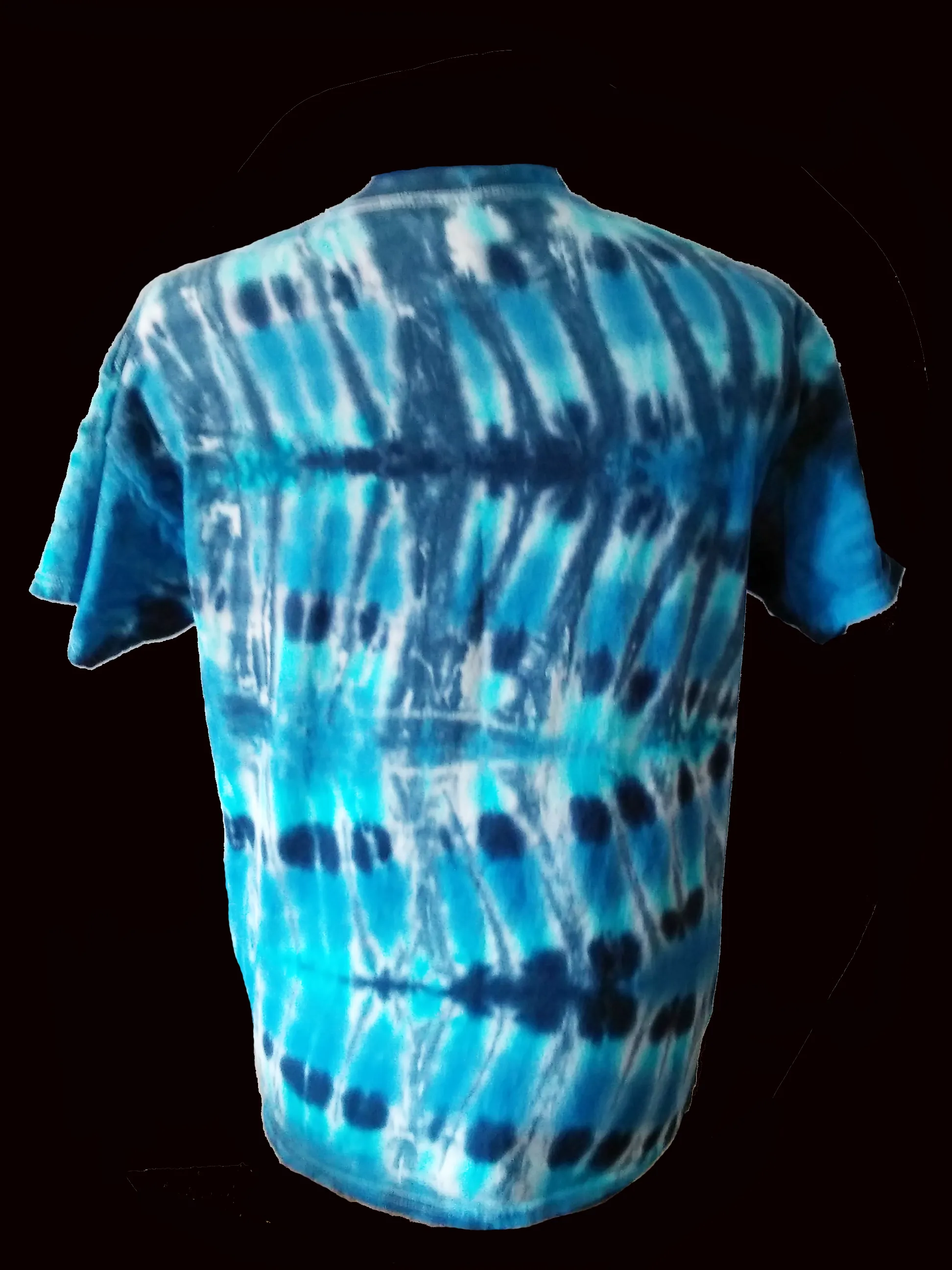 Men's Short-Sleeve Tee/Blue Zig-zag