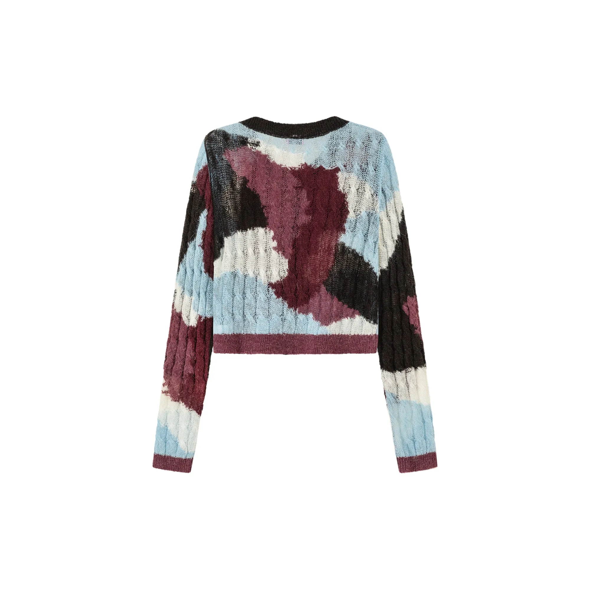 Multi-Color Button Cardigan