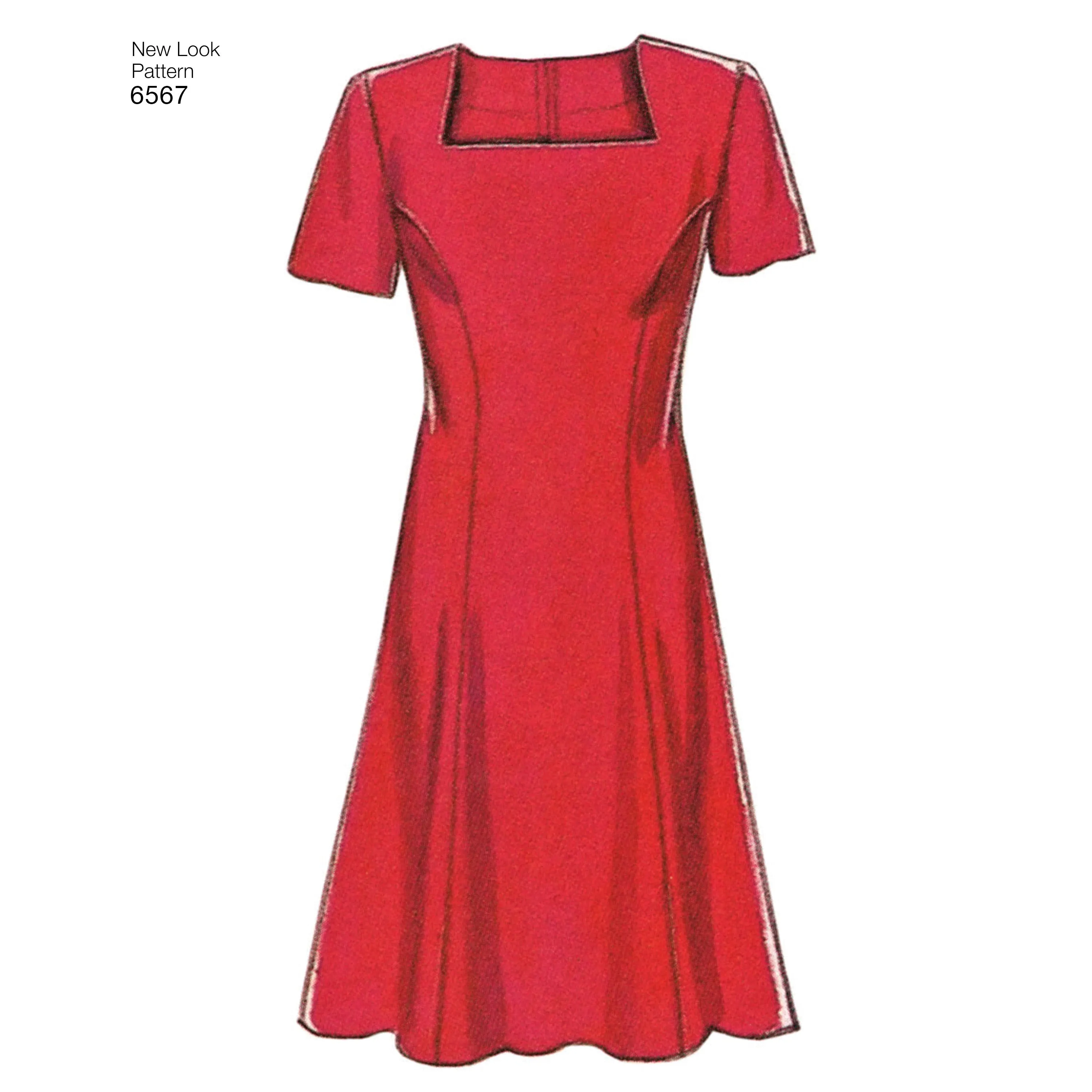 New Look Sewing Pattern 6567 - Misses Dresses