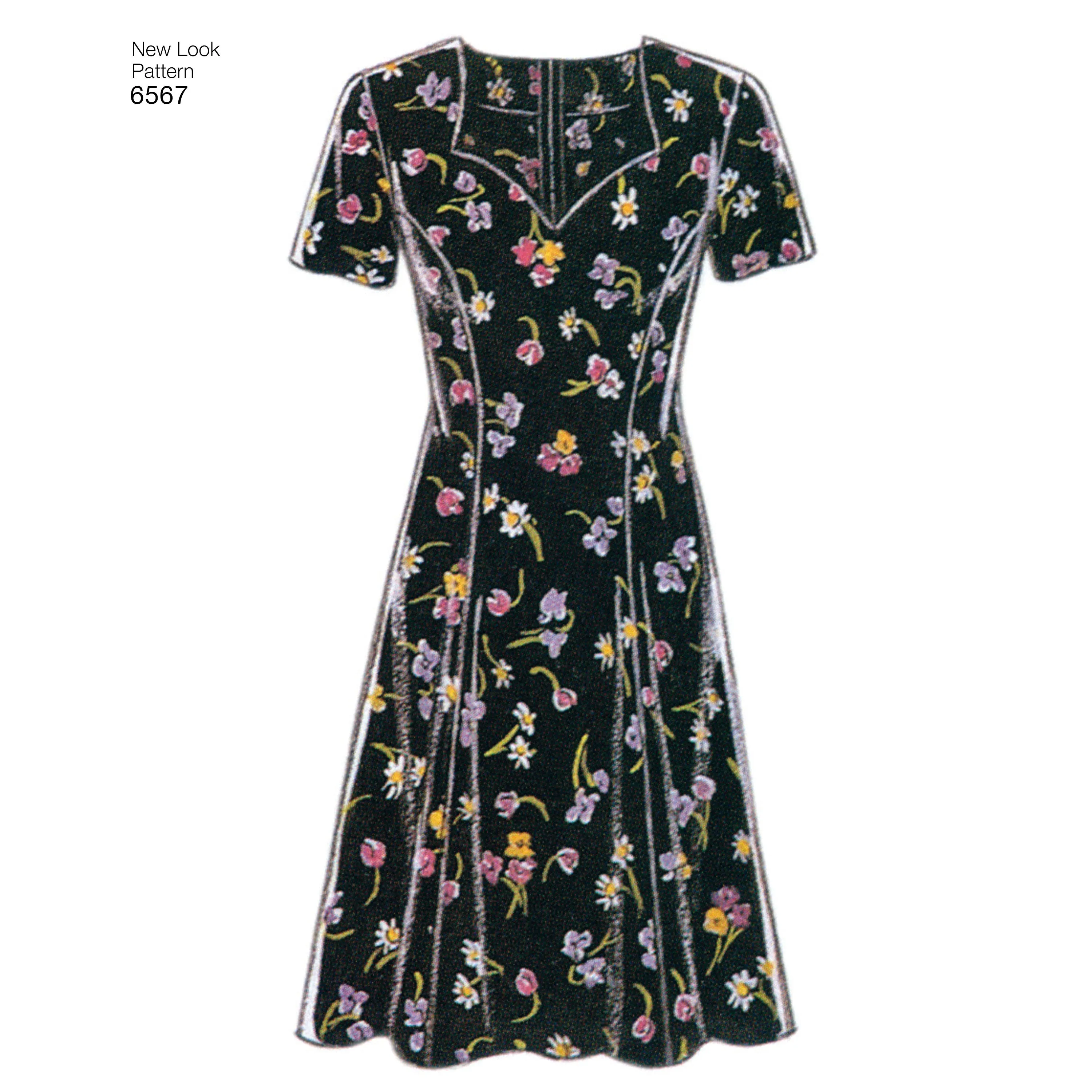 New Look Sewing Pattern 6567 - Misses Dresses