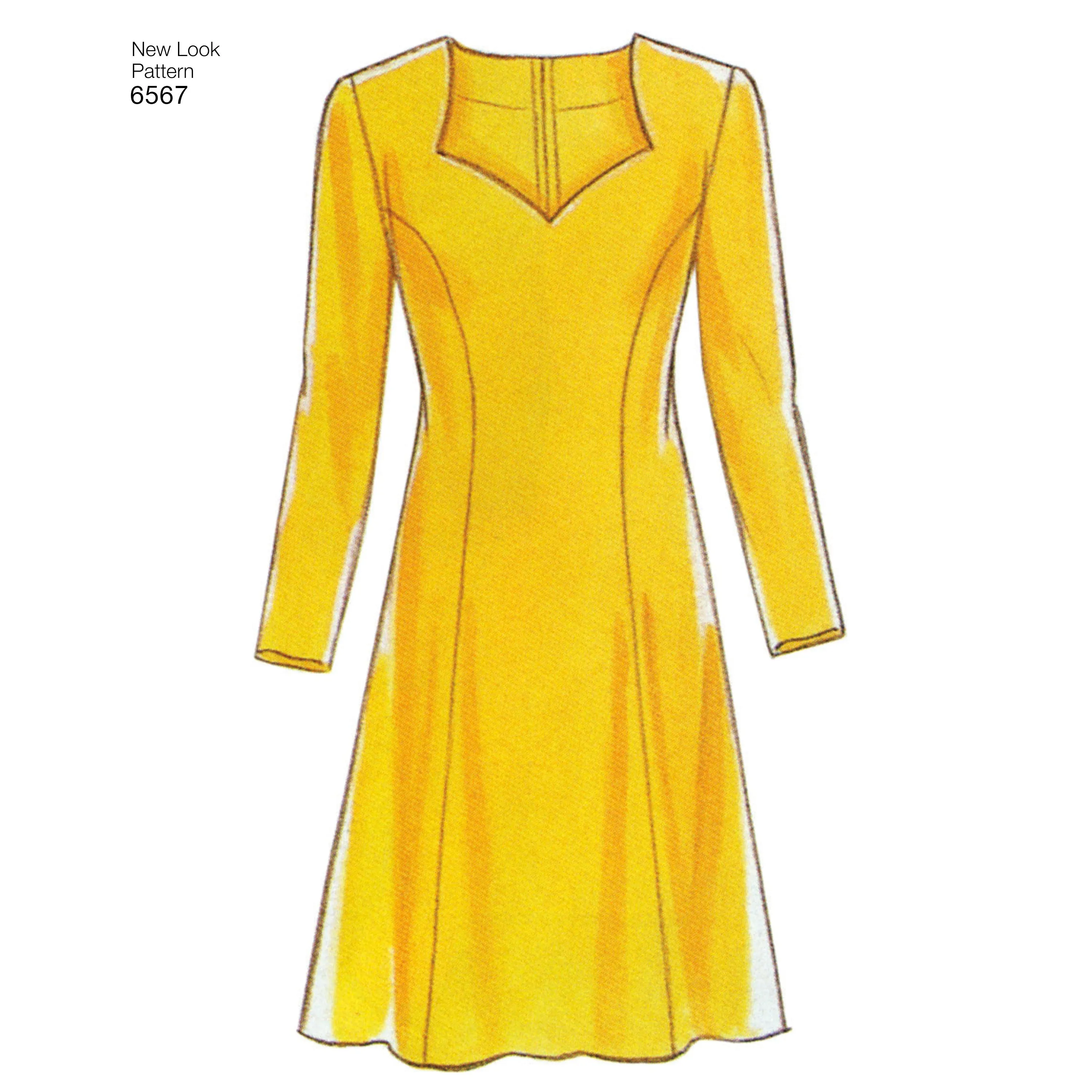 New Look Sewing Pattern 6567 - Misses Dresses